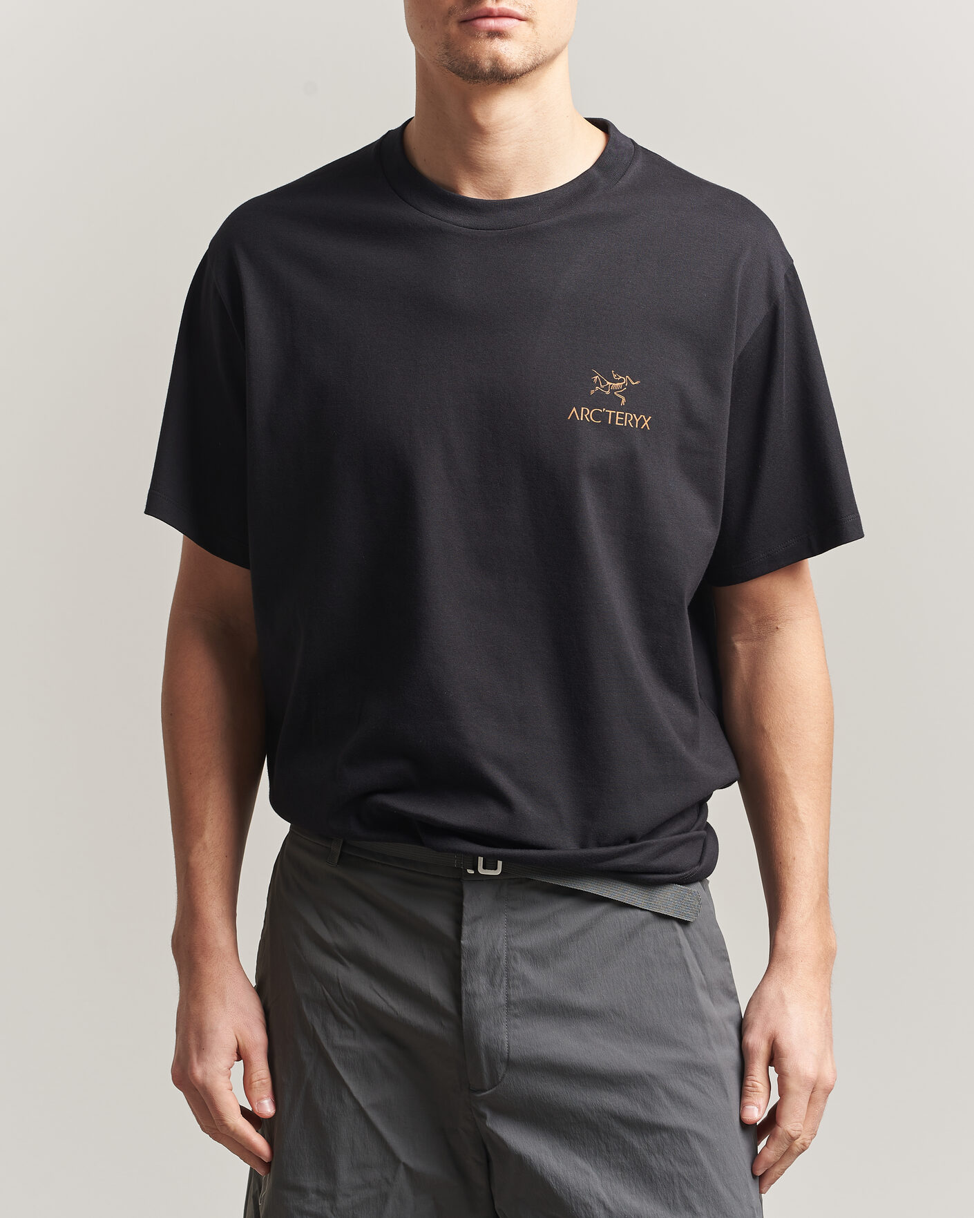 Men | T-Shirts | Arc'teryx | Kragg Cotton Bird Word T-Shirt Black