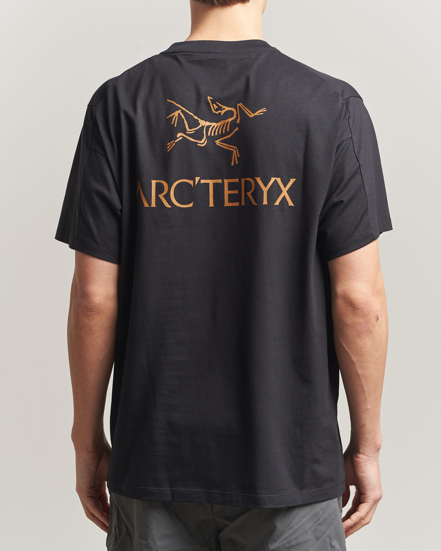 Men | T-Shirts | Arc'teryx | Kragg Cotton Bird Word T-Shirt Black