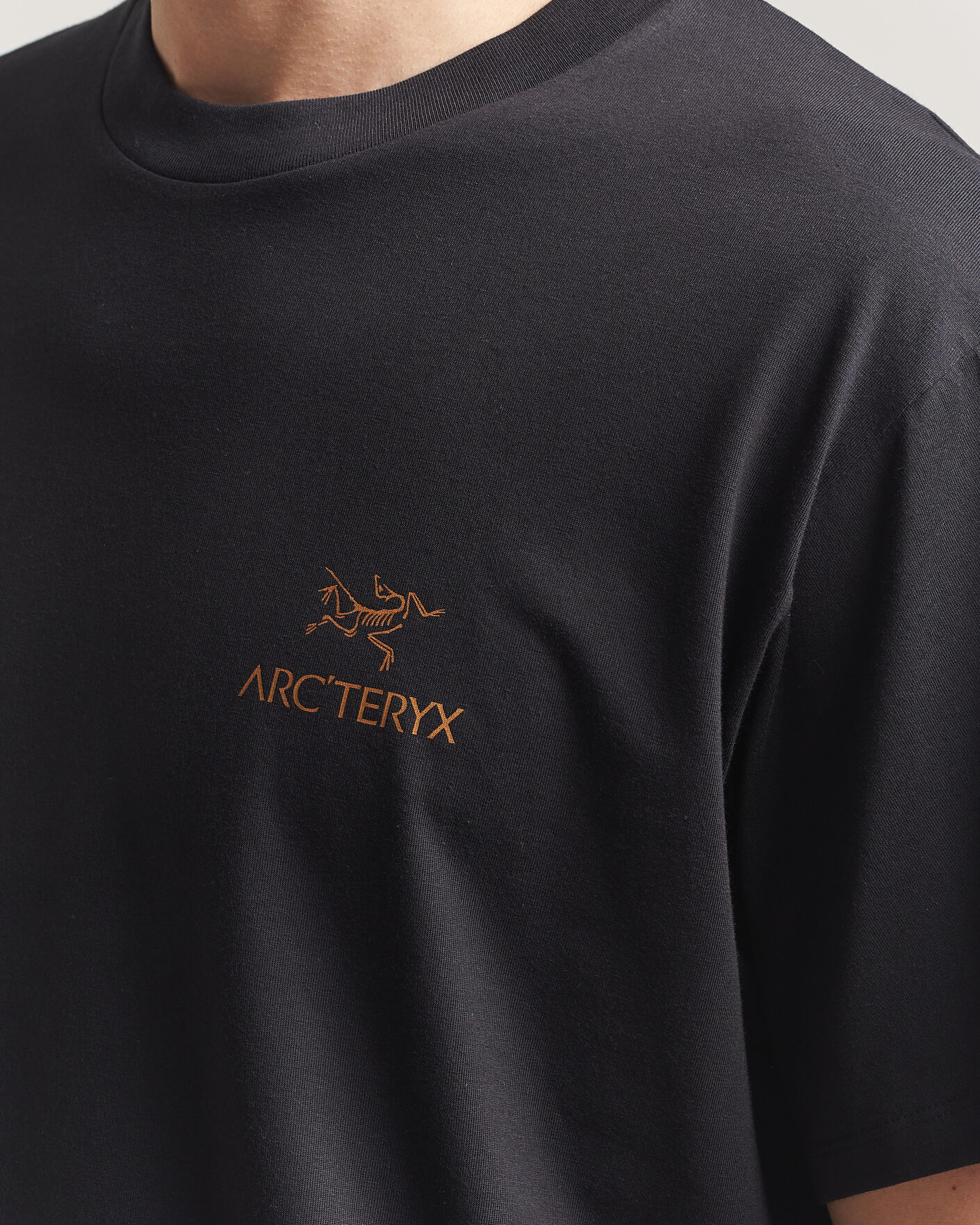 Men | T-Shirts | Arc'teryx | Kragg Cotton Bird Word T-Shirt Black