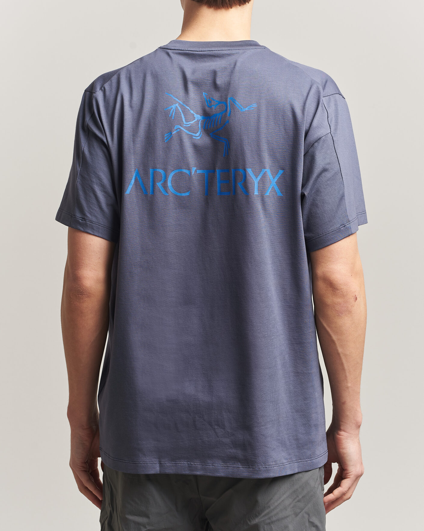 Arc'teryx Kragg Cotton Bird Word T-Shirt Dark Stratus at