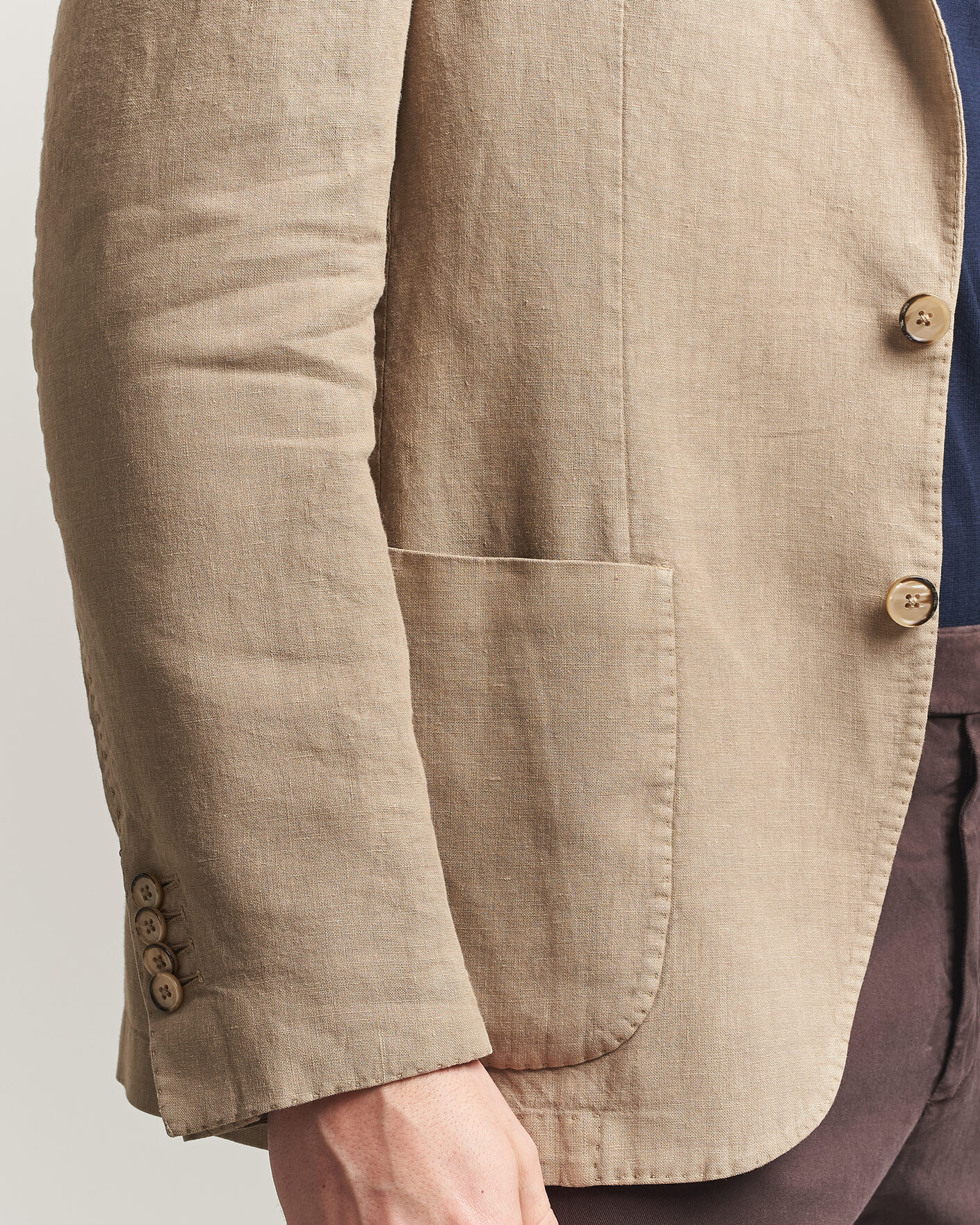 Men | Blazers | L.B.M. 1911 | Jack Regular Fit Linen Blazer Taupe