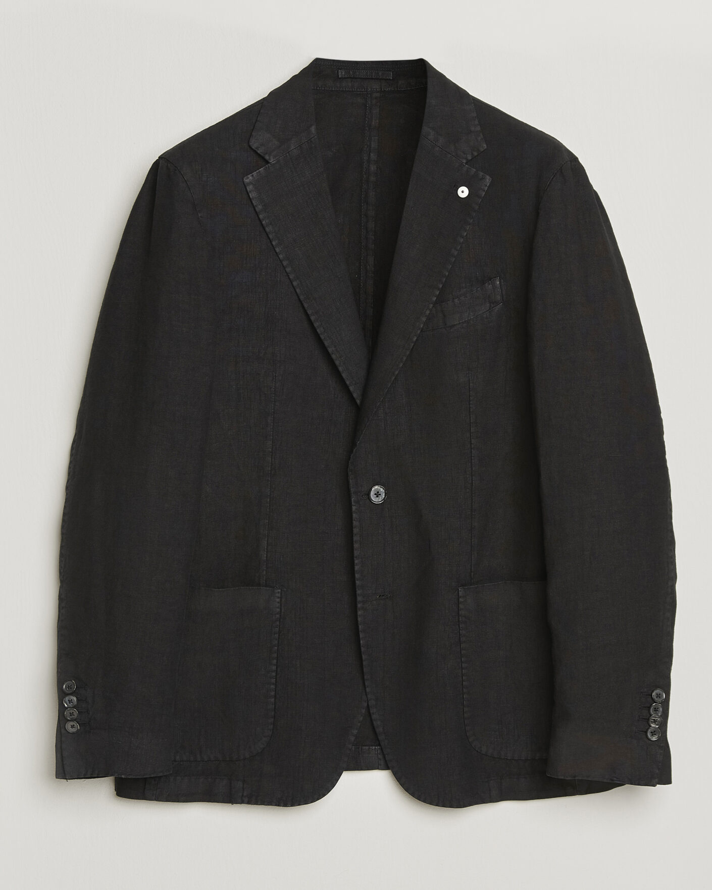 Men | Blazers | L.B.M. 1911 | Jack Regular Fit Linen Blazer Black