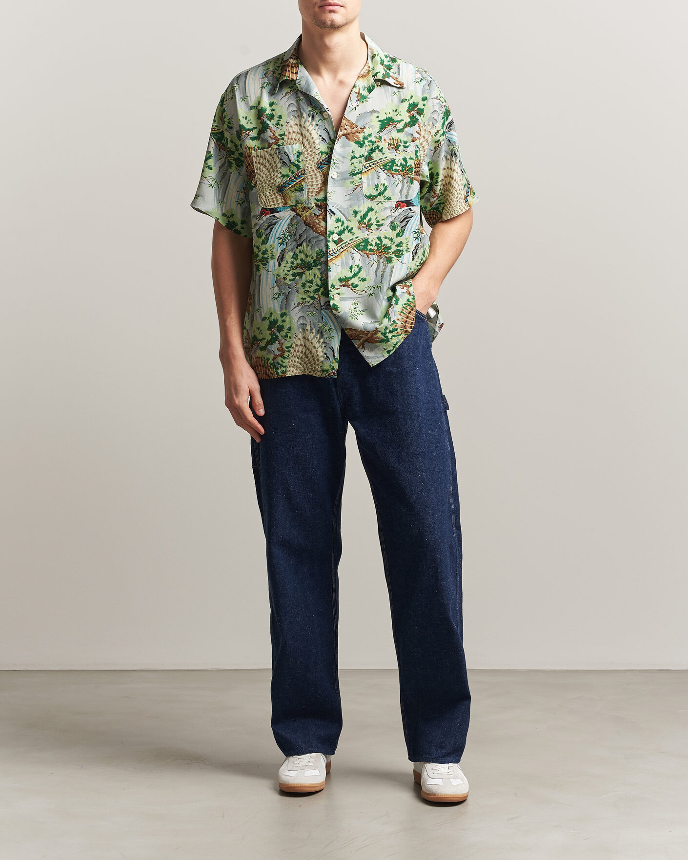 Men | Trousers | orSlow | Denim Painter Pants One Wash