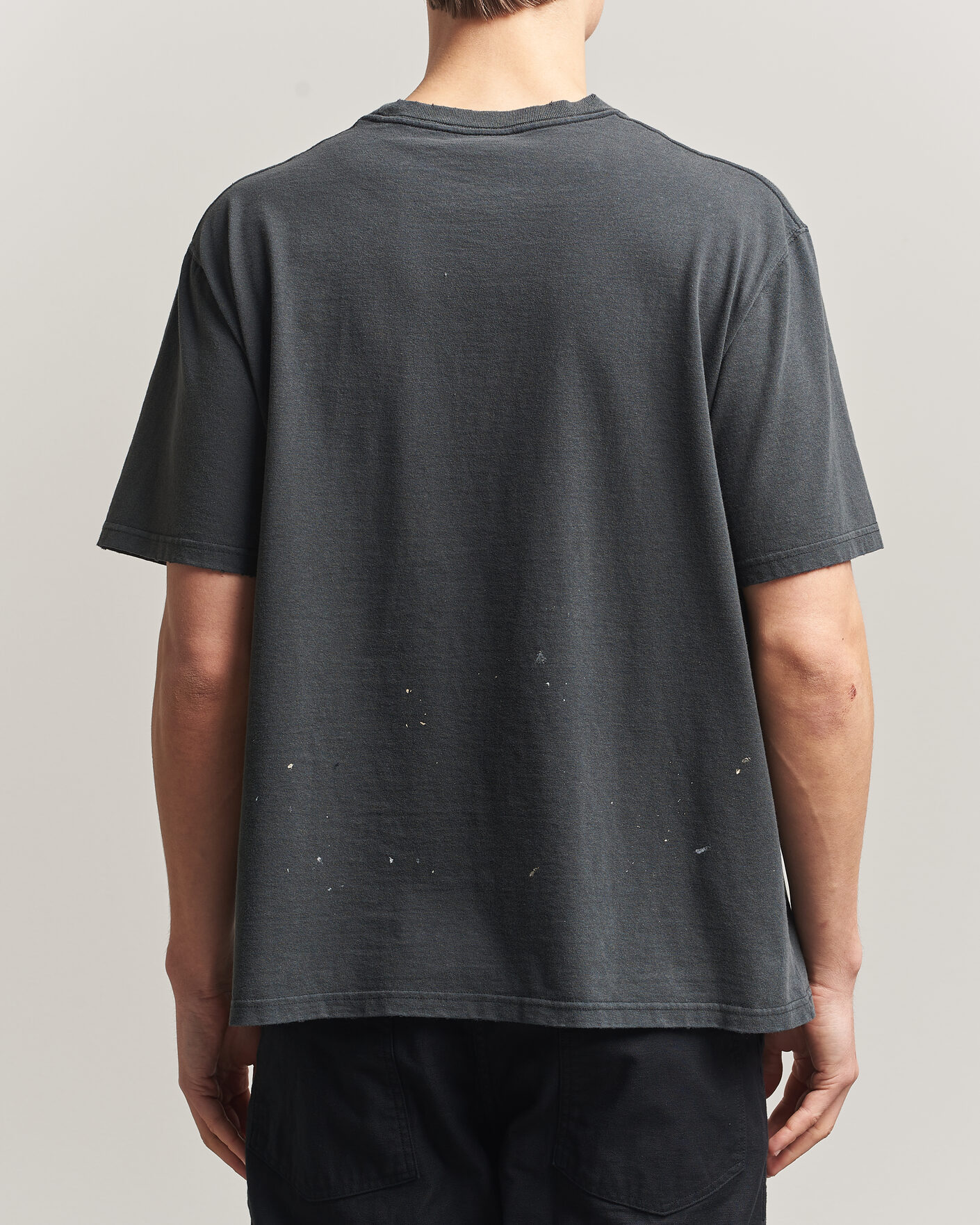 Men | T-Shirts | orSlow | Vintage Skull Print T-Shirt Black