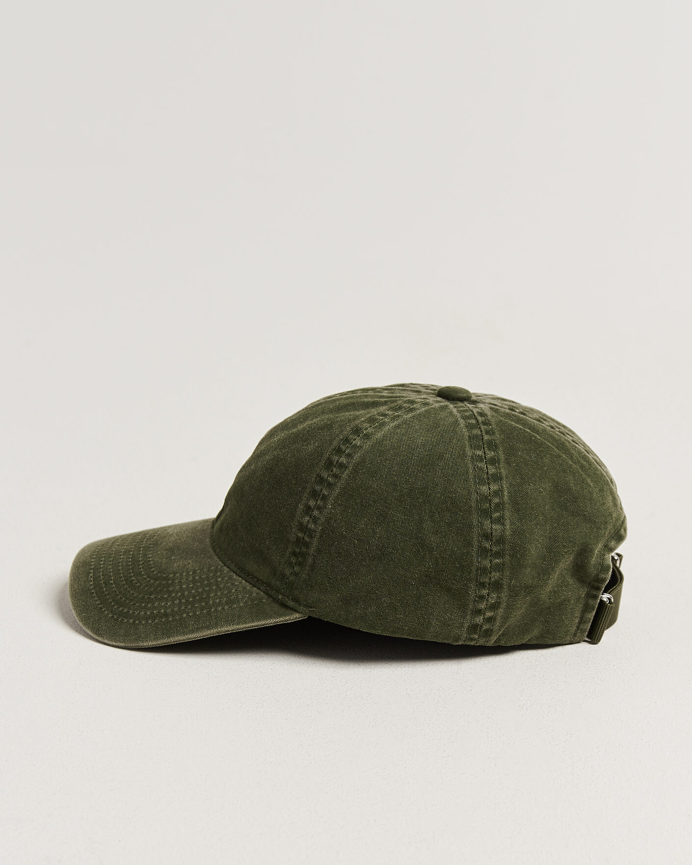 Men | Hats & Caps | Varsity Headwear | Washed Cotton Baseball Cap Green