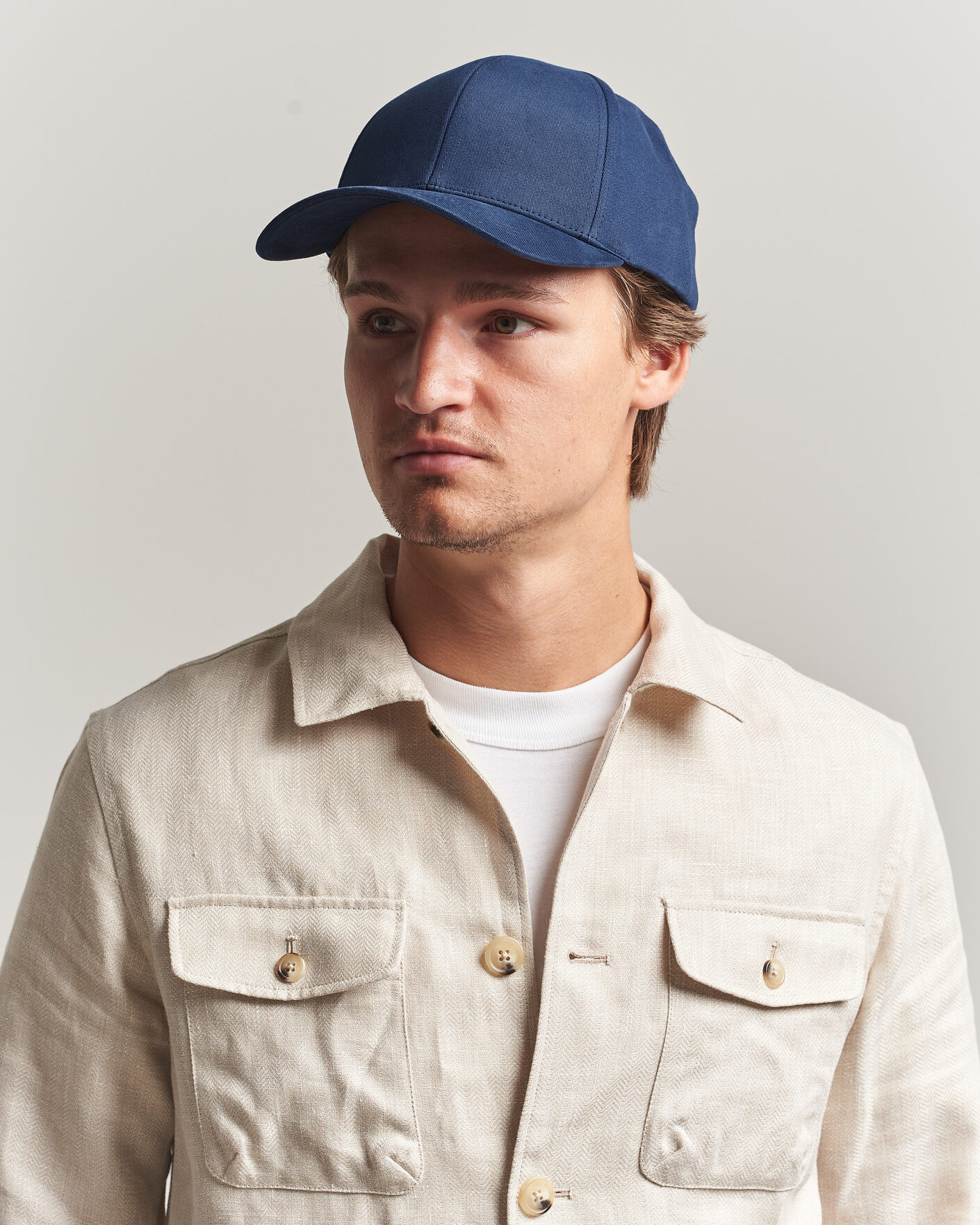 Men | Hats & Caps | Varsity Headwear | Cotton Twill Baseball Cap Navy