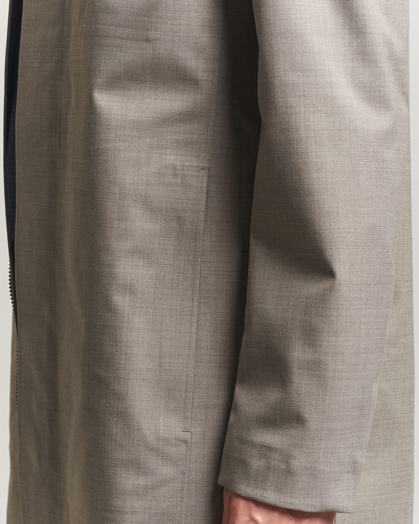 Men | Coats & Jackets | UBR | Sky Fall Savile Wool Waterproof Coat Sand