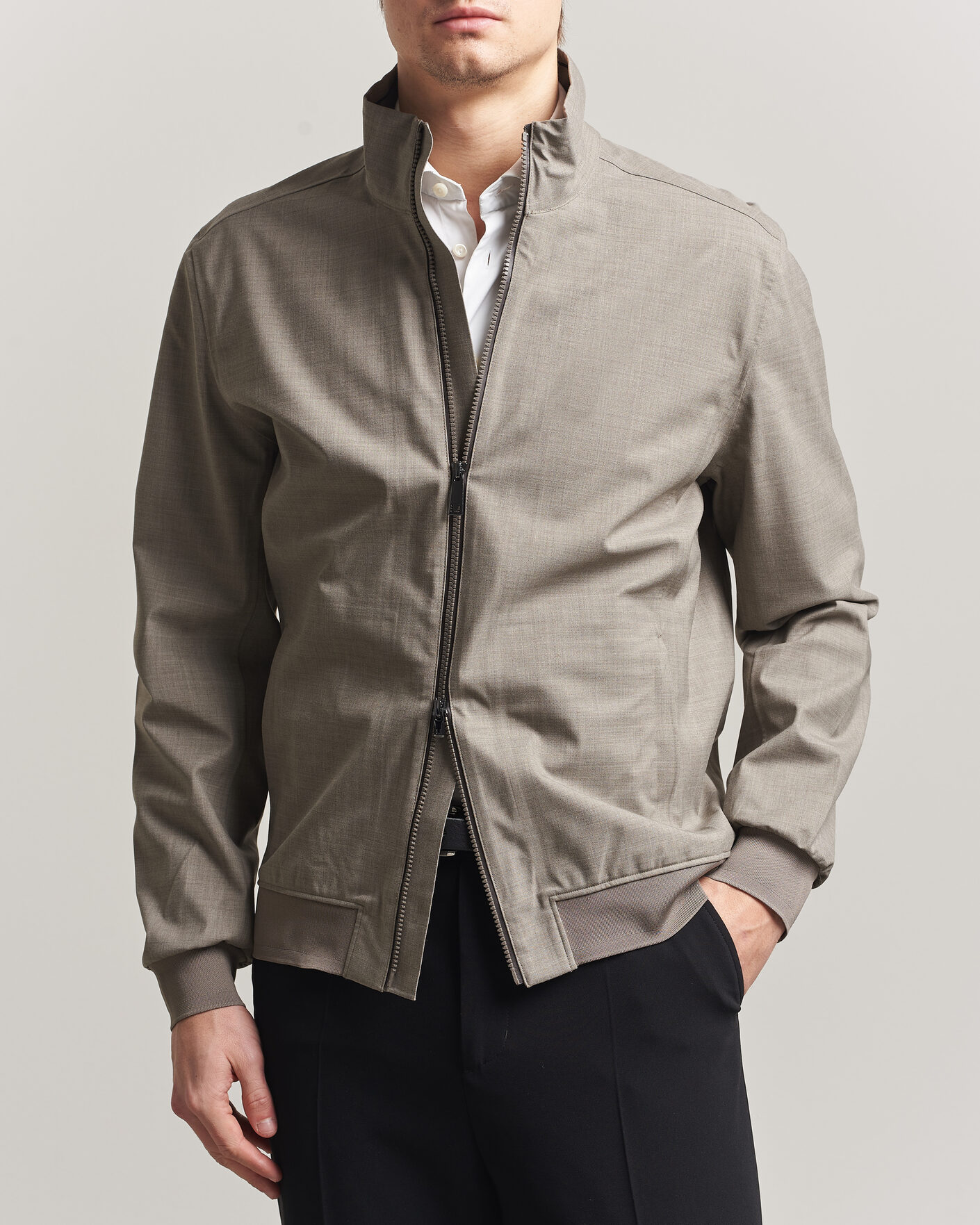 Men | Coats & Jackets | UBR | Bullet Delta Savile Wool Jacket Sand