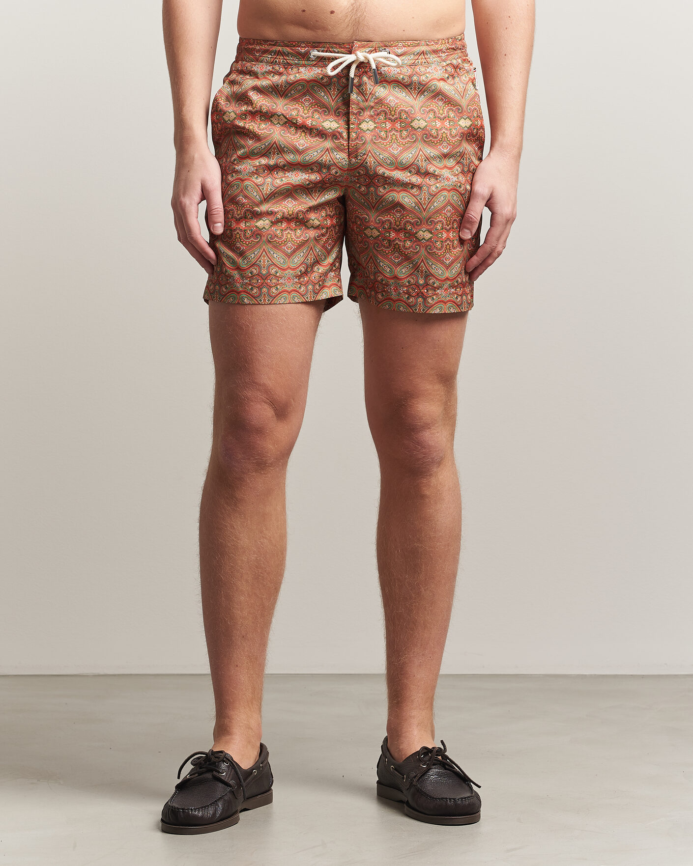 Men | Swimwear | Orlebar Brown | Bulldog Drawcord Carnival Swim Shorts Vermillion