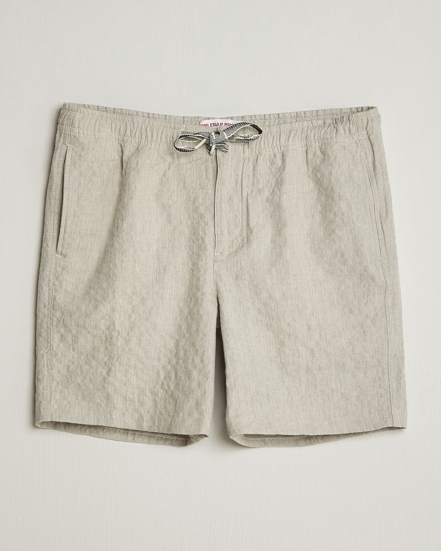 Men | Shorts | Orlebar Brown | Alex Sereno Herringbone Shorts Light Dijon