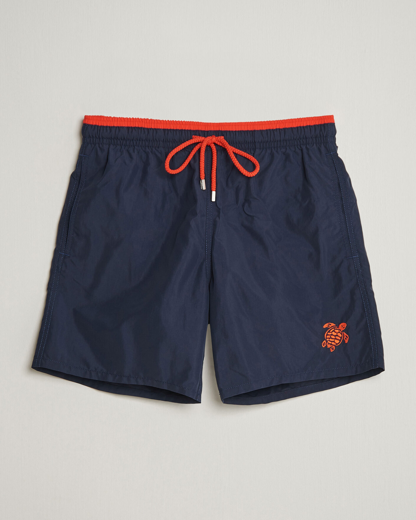 Vilebrequin Moka Swimshorts Marine/Rouge at CareOfCarl.com