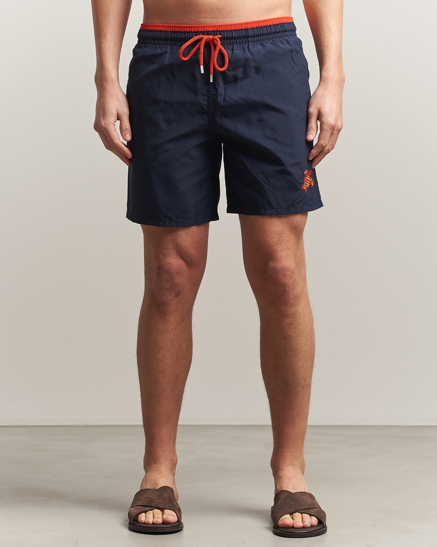 Men | Swimwear | Vilebrequin | Moka Swimshorts Marine/Rouge