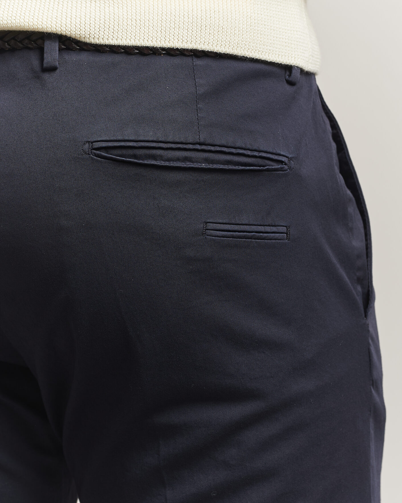 Men | Trousers | Briglia 1949 | Slim Fit Cotton Chinos Navy