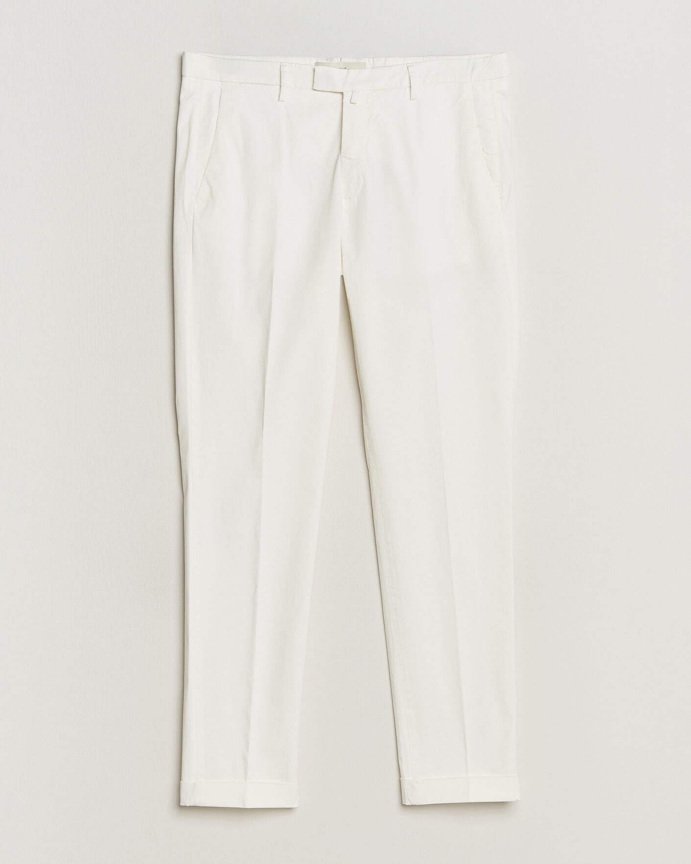 Men | Trousers | Briglia 1949 | Slim Fit Cotton Chinos White