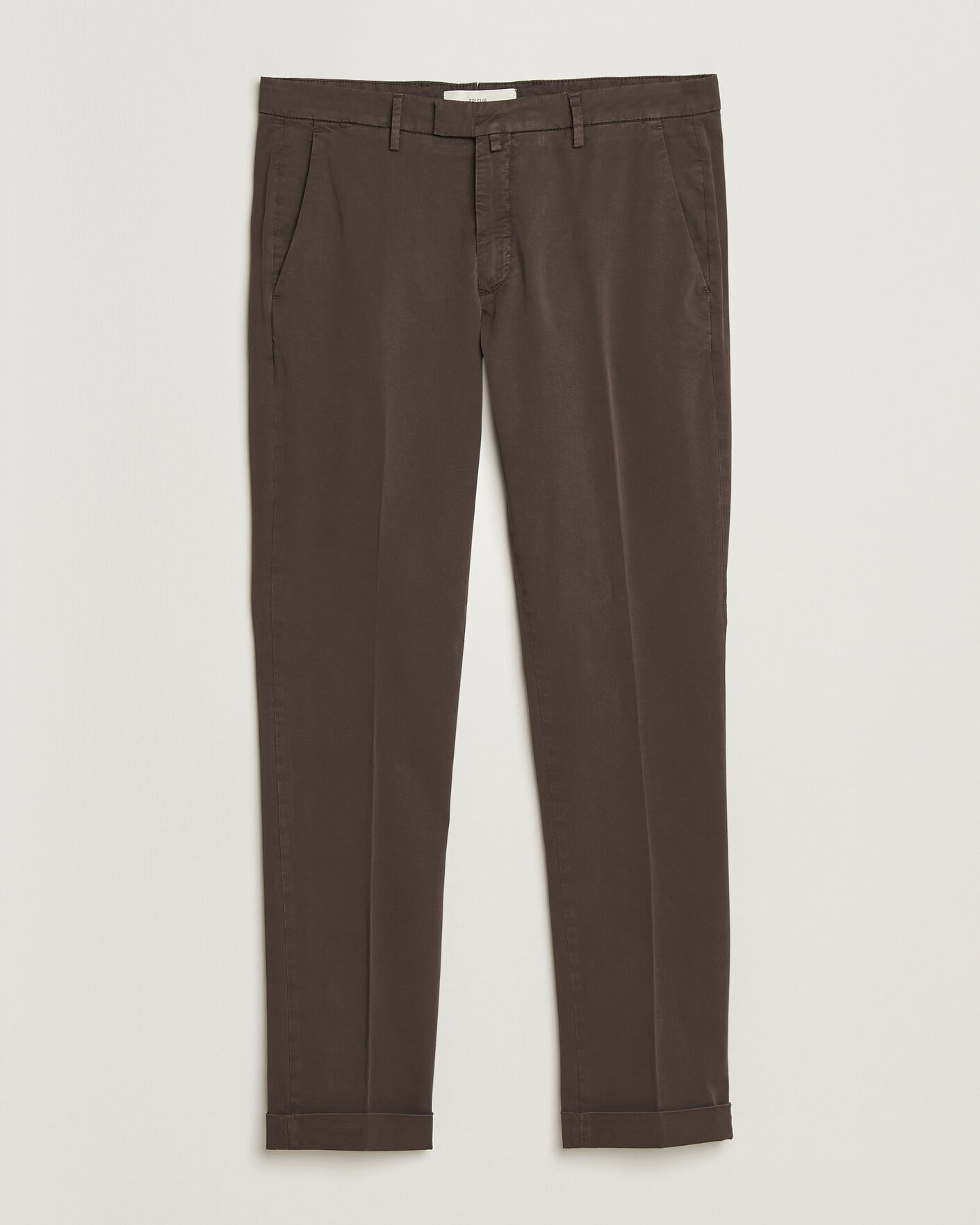Men | Trousers | Briglia 1949 | Slim Fit Cotton Chinos Brown