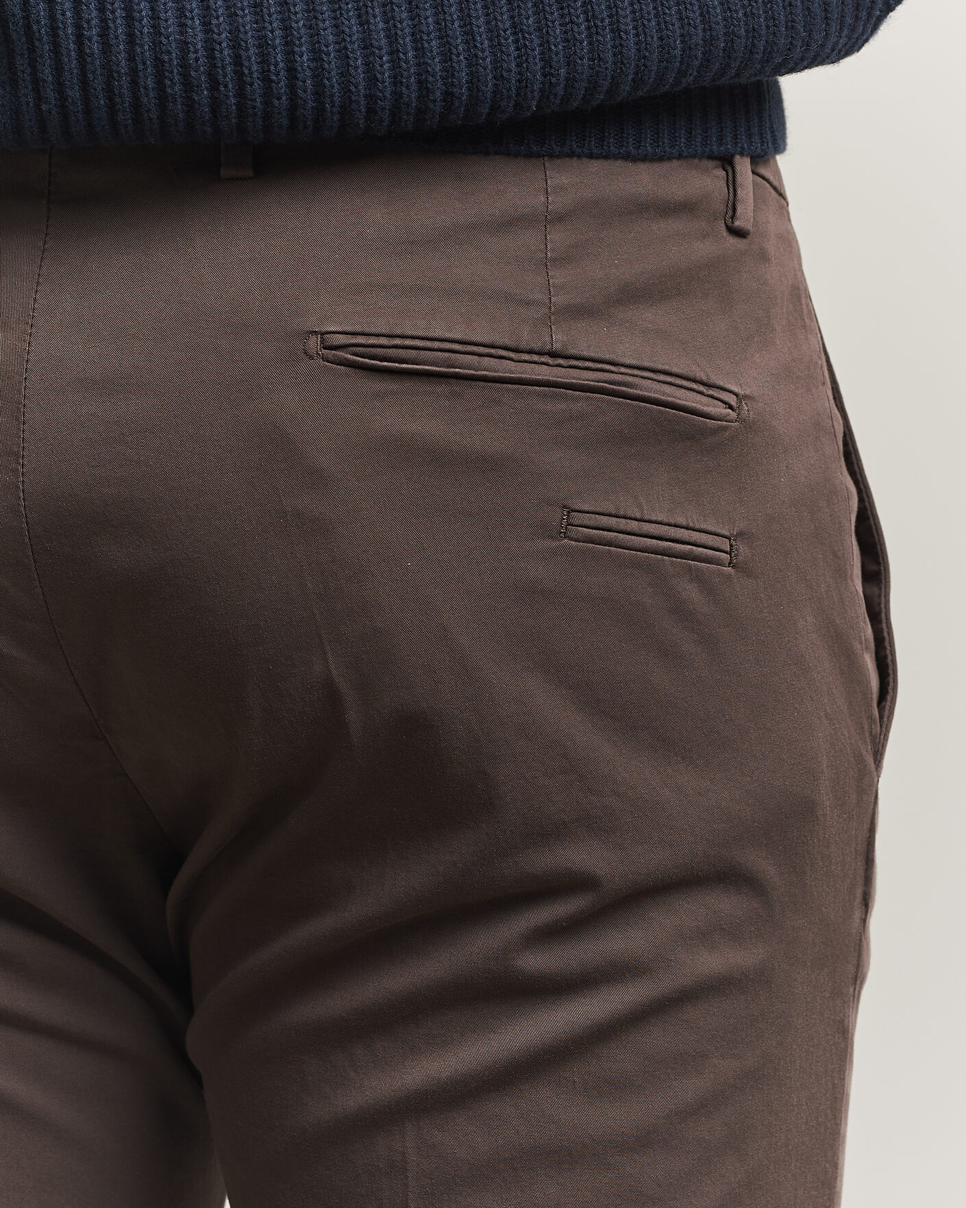 Men | Trousers | Briglia 1949 | Slim Fit Cotton Chinos Brown