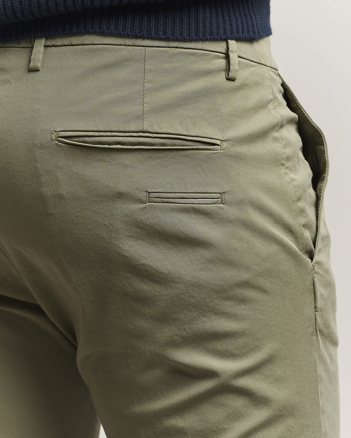 Men | Trousers | Briglia 1949 | Slim Fit Cotton Chinos Olive