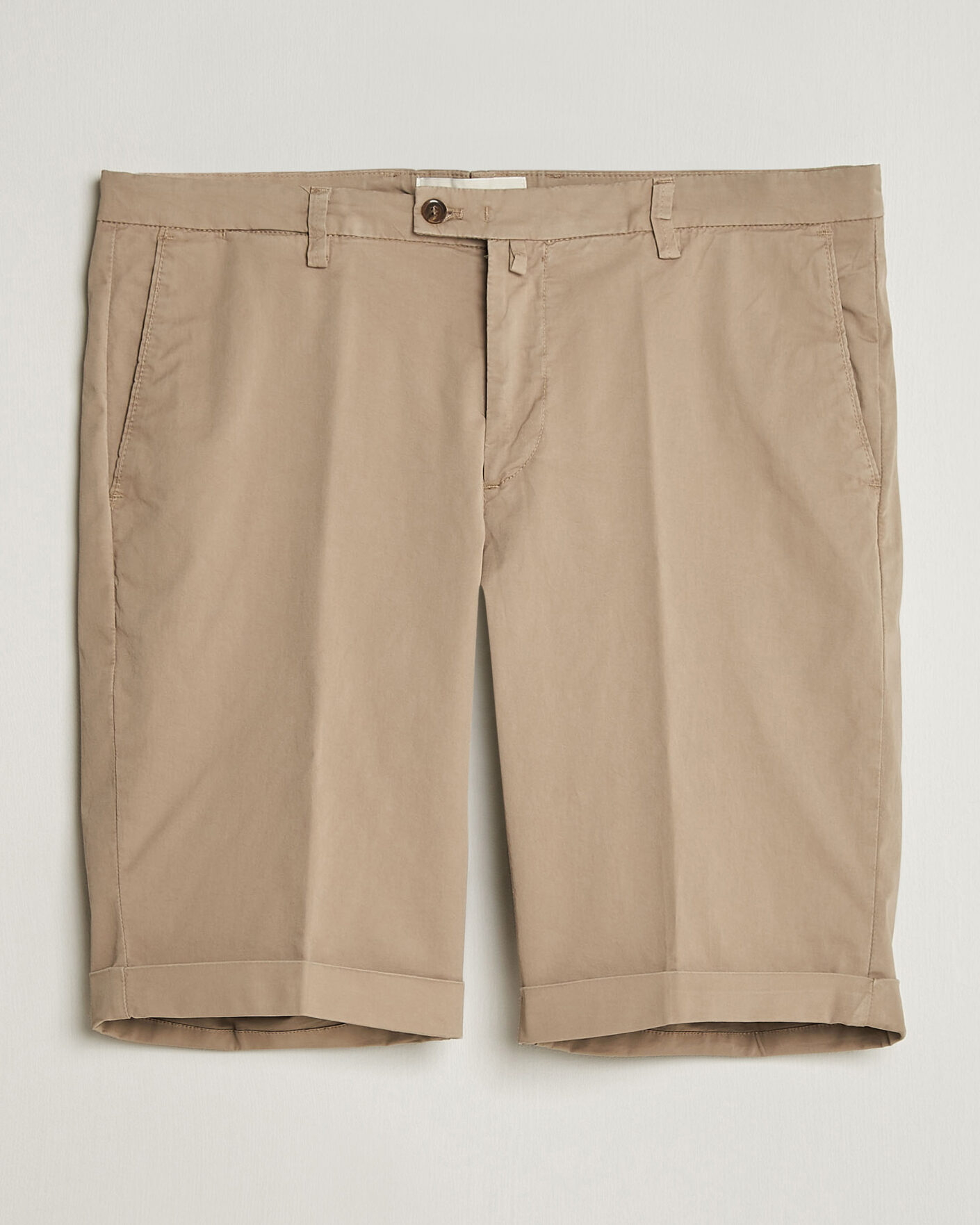 Men | Shorts | Briglia 1949 | Cotton Stretch Shorts Taupe
