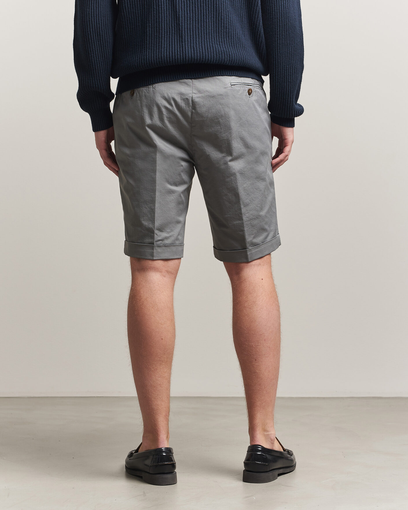 Men | Shorts | Briglia 1949 | Cotton Stretch Shorts Grey