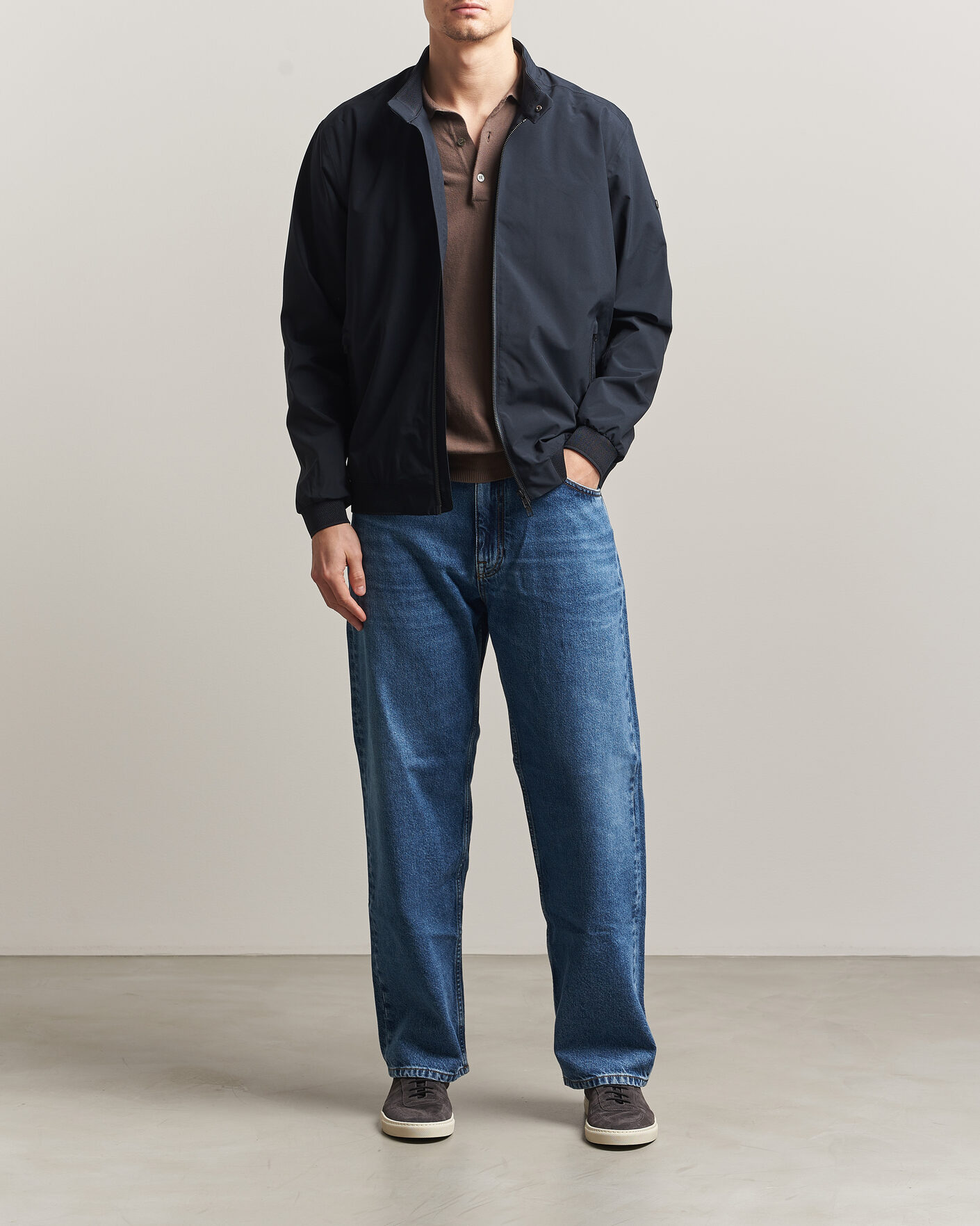 Men | Coats & Jackets | Scandinavian Edition | Plain II Waterproof Jacket Midnight Blue