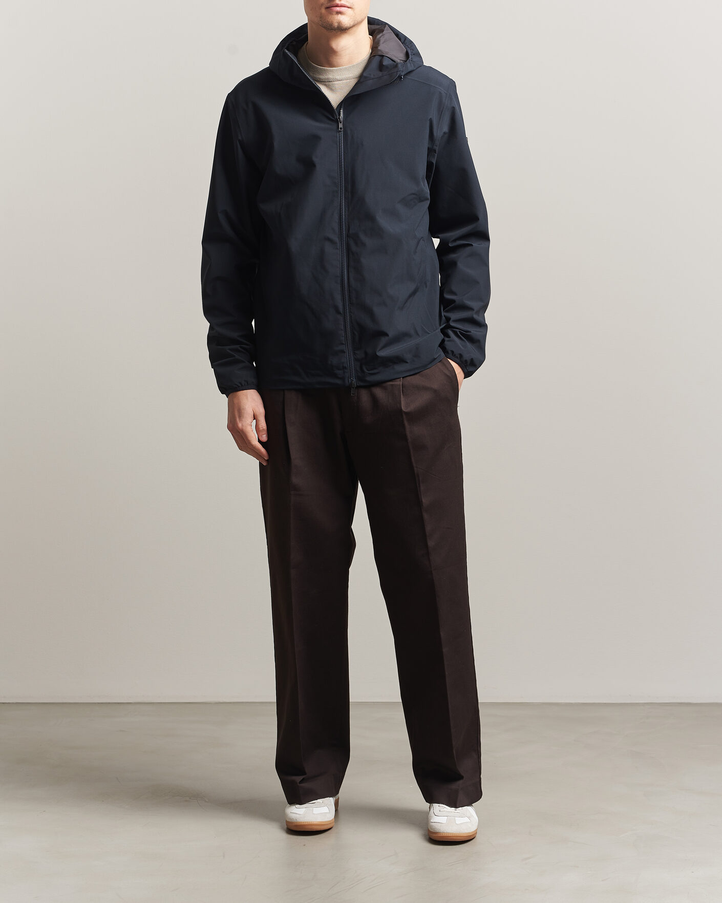 Men | Coats & Jackets | Scandinavian Edition | Hood II Waterproof Jacket Midnight Blue