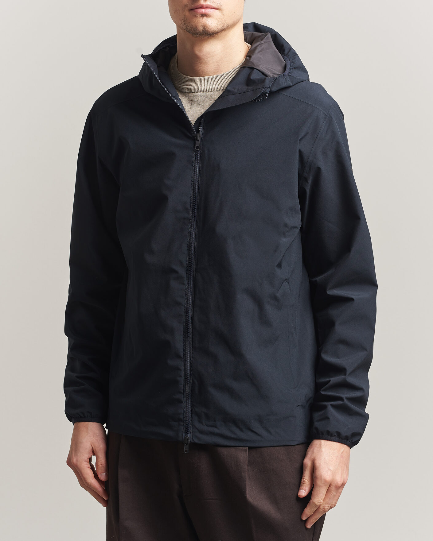 Men | Coats & Jackets | Scandinavian Edition | Hood II Waterproof Jacket Midnight Blue