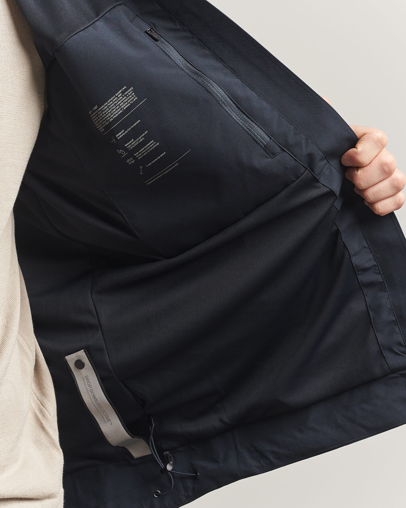 Men | Coats & Jackets | Scandinavian Edition | Hood II Waterproof Jacket Midnight Blue