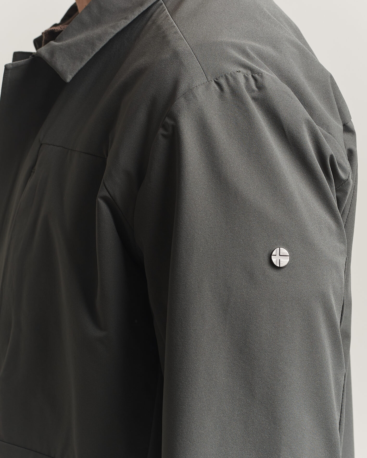 Men | Coats & Jackets | Scandinavian Edition | Merge II Stretch Shirt Jacket Dark Olive