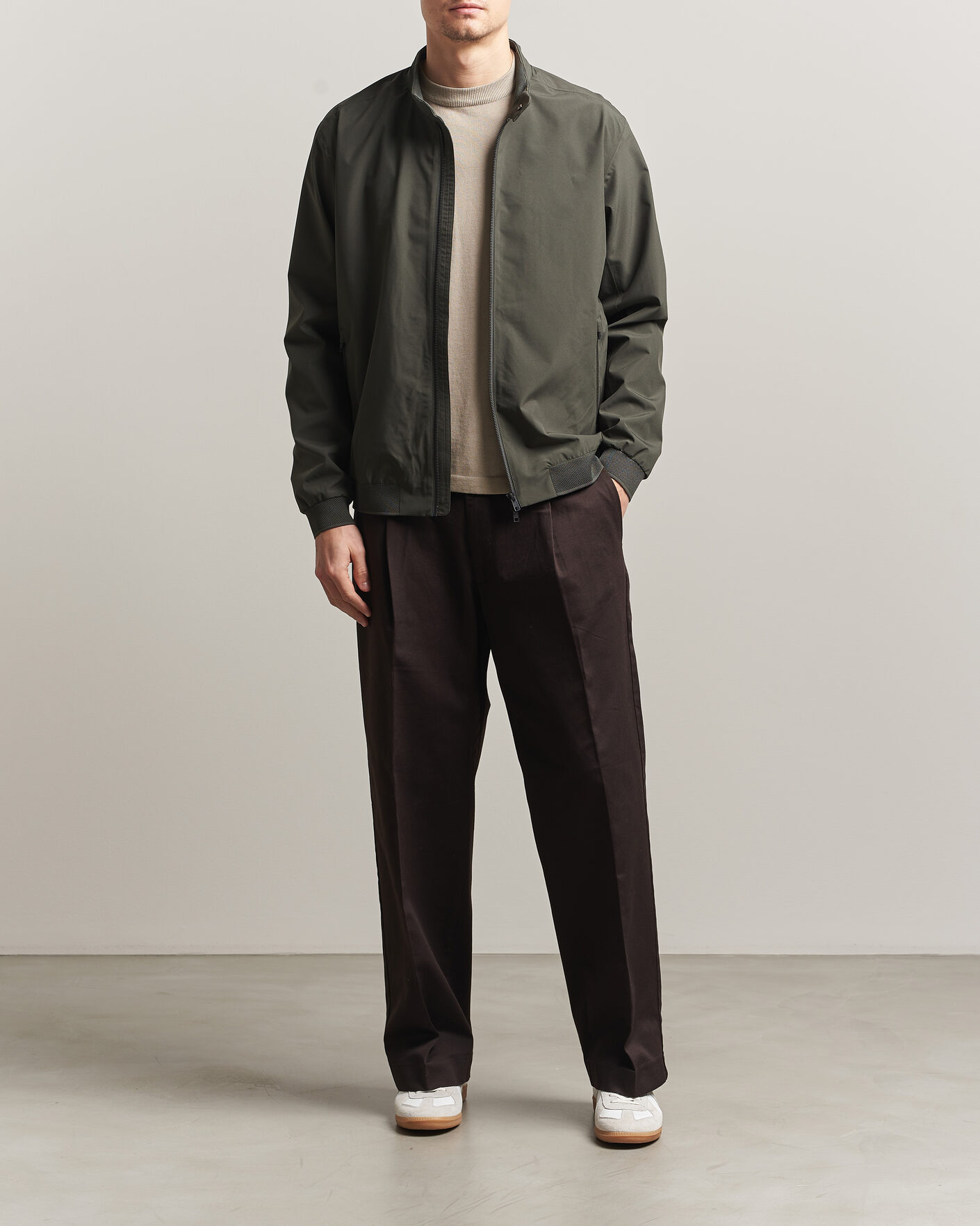 Men | Coats & Jackets | Scandinavian Edition | Plain II Waterproof Jacket Dark Olive