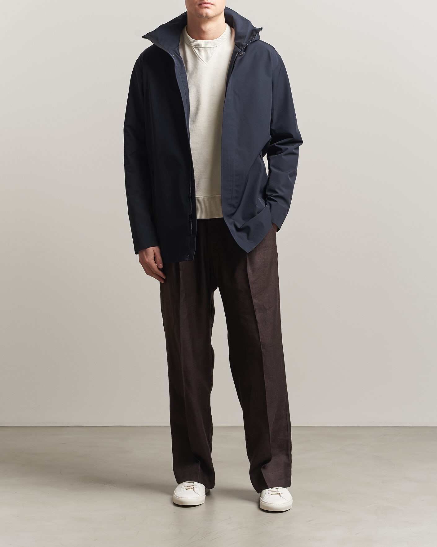 Men | Coats & Jackets | Scandinavian Edition | Range III Mid Lenght Waterproof Coat Midnight Blue