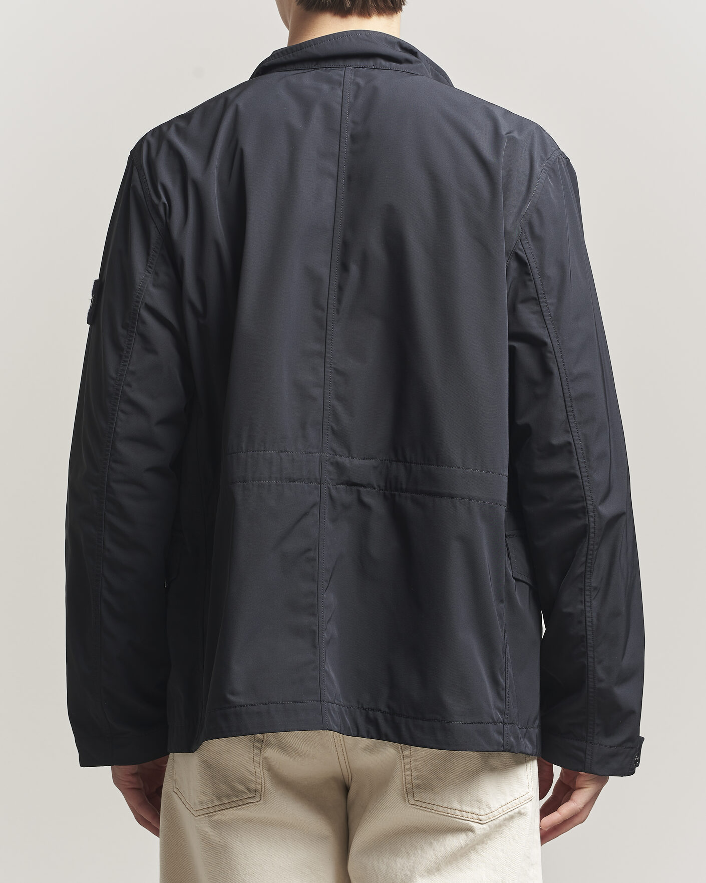 Stone Island Micro Twill Field Jacket Black at CareOfCarl.com