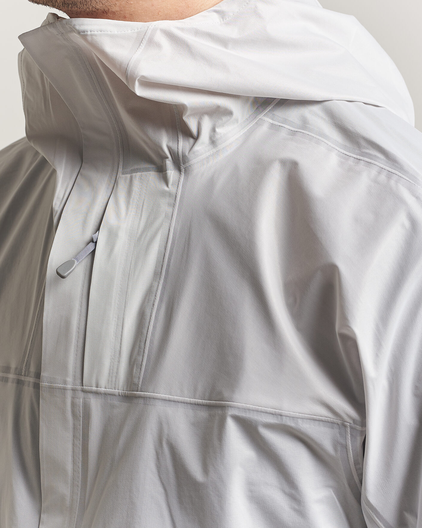 Men | Coats & Jackets | Houdini | The Orange Waterproof Jacket Powderday White