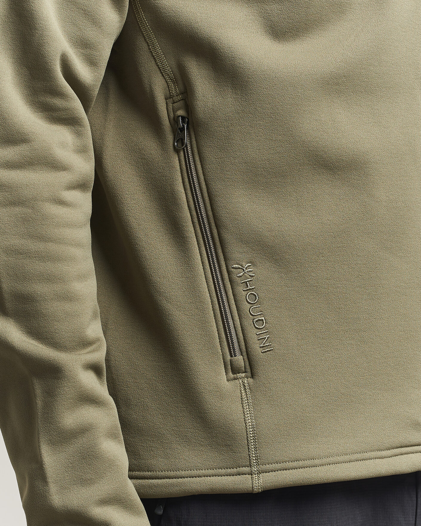 Men | Sweaters & Knitwear | Houdini | Power Up Houdi Sage Green