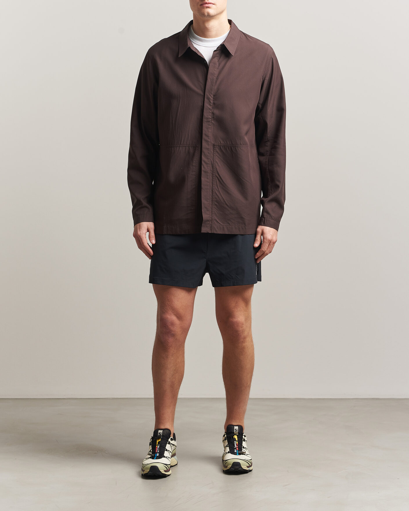 Men | Shirts | Houdini | Tree Chore Jacket Brown Illusion