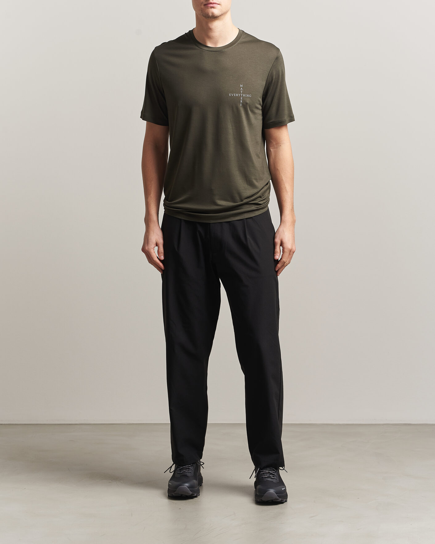 Men | T-Shirts | Houdini | Tree Message T-Shirt Green Illusion