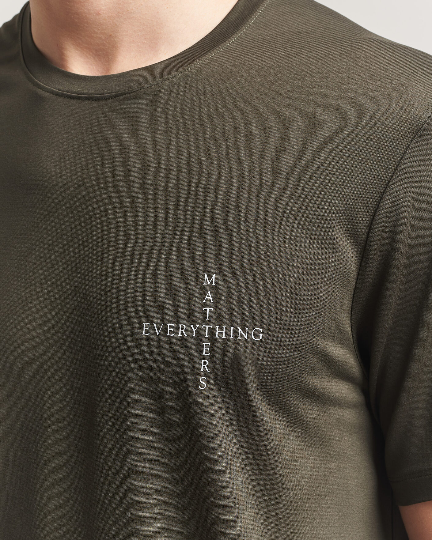 Men | T-Shirts | Houdini | Tree Message T-Shirt Green Illusion