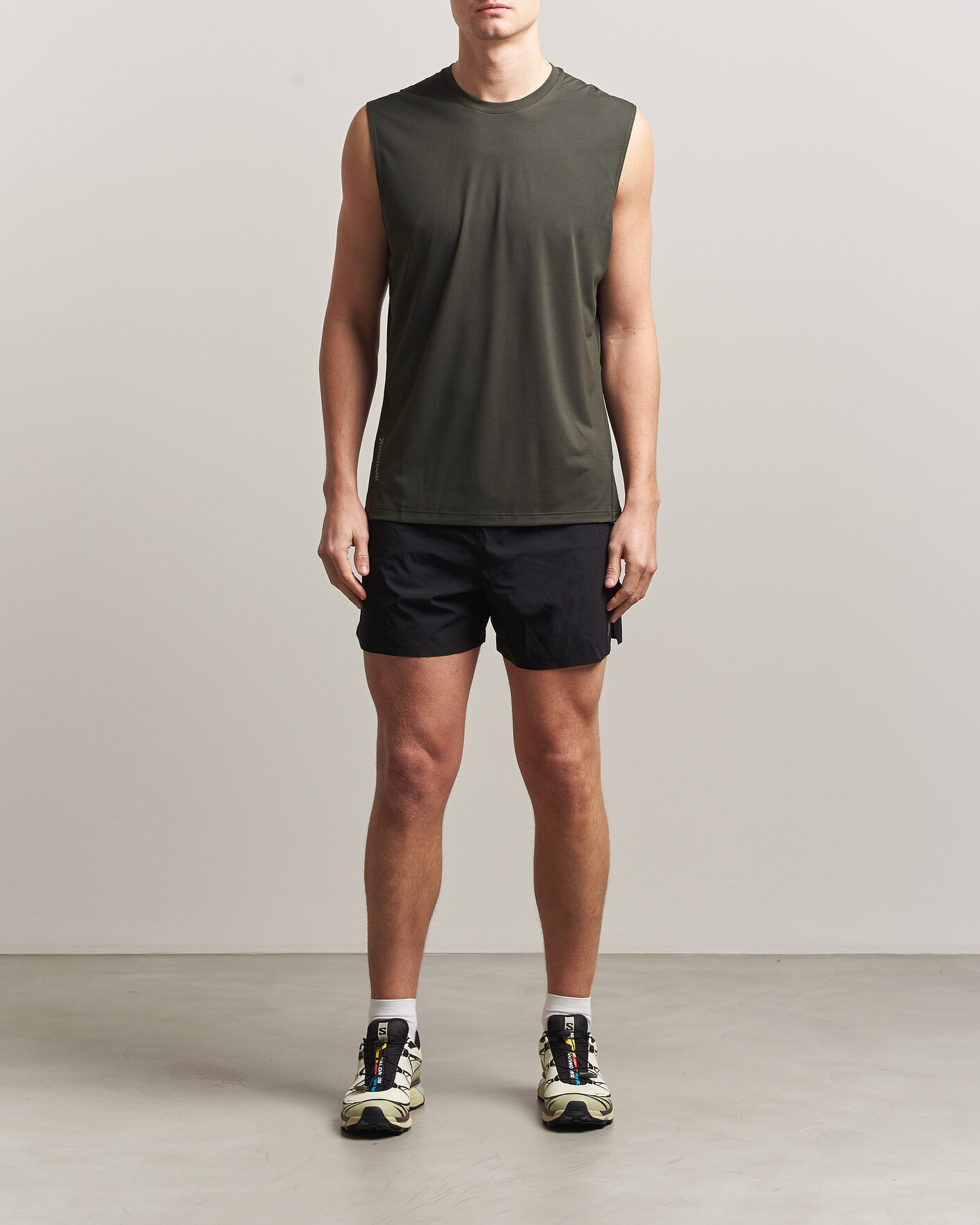 Men | T-Shirts | Houdini | Pace Air Tank Green Illusion