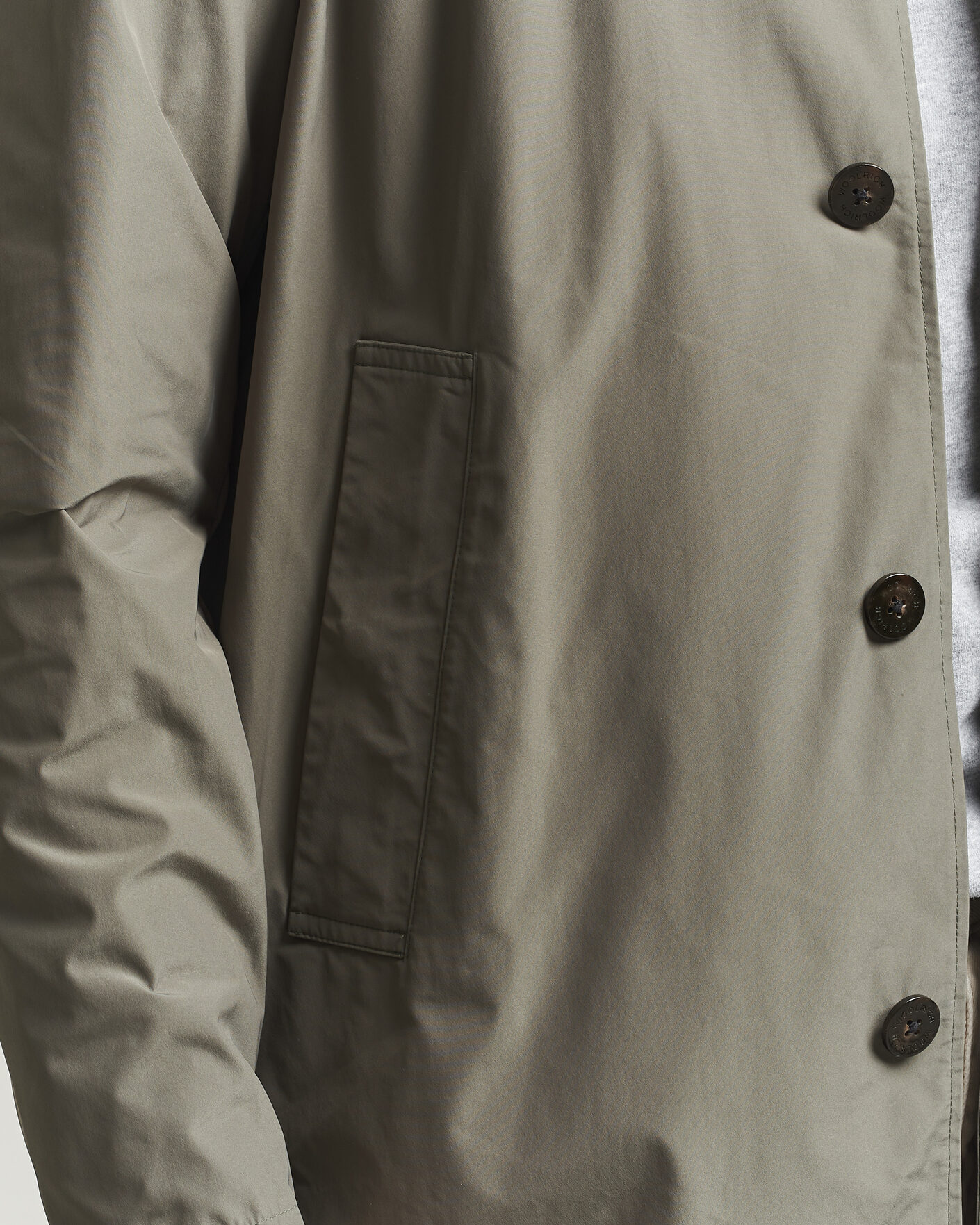 Men | Coats & Jackets | Woolrich | Urban Nylon Water Repelent Carcoat Smokey Olive