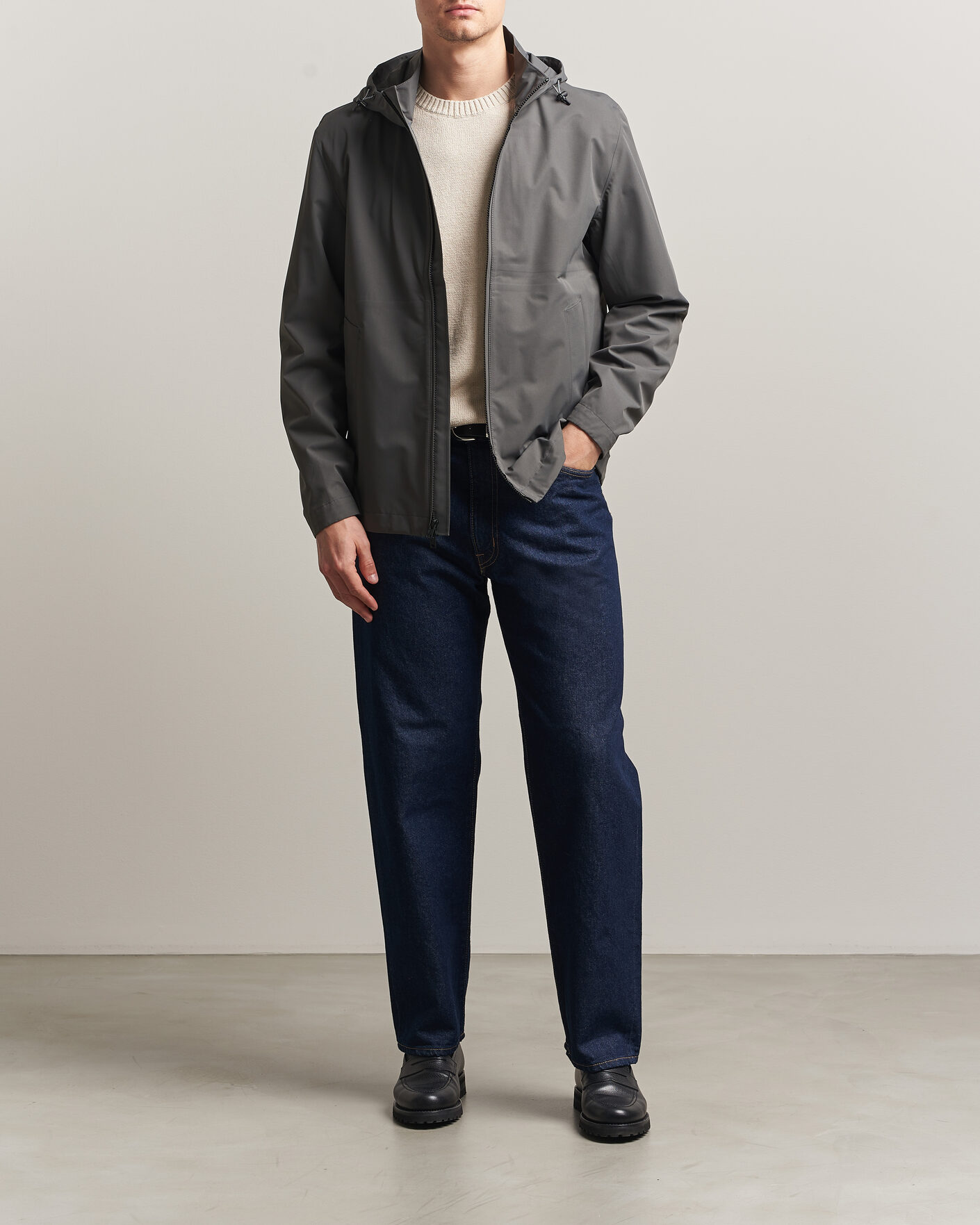 Woolrich Two Layer Pacific Jacket Grey Shadow at CareOfCarl.com