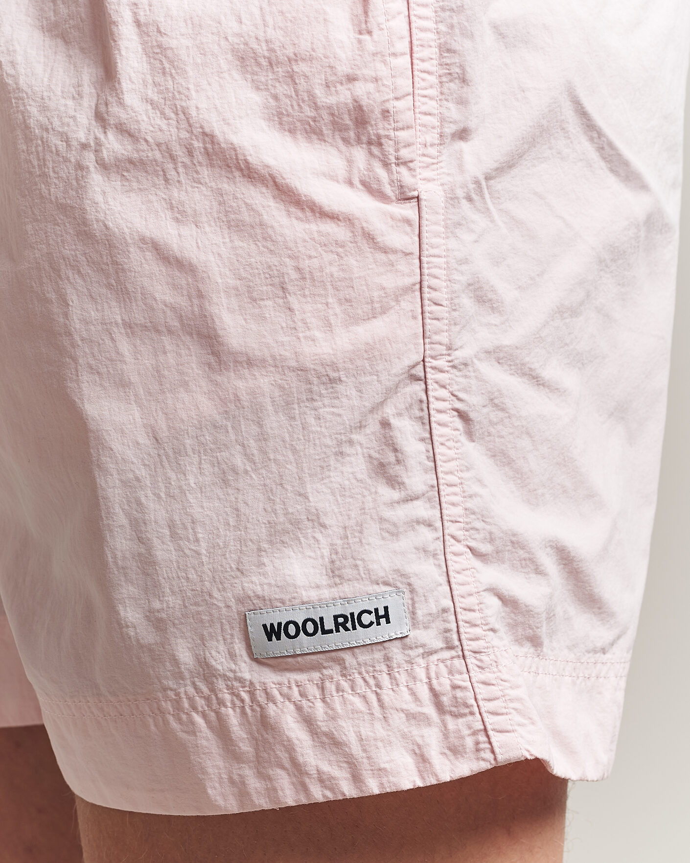 Men | Swimwear | Woolrich | Solid Garment Dyed Swimshorts Pale Lilac