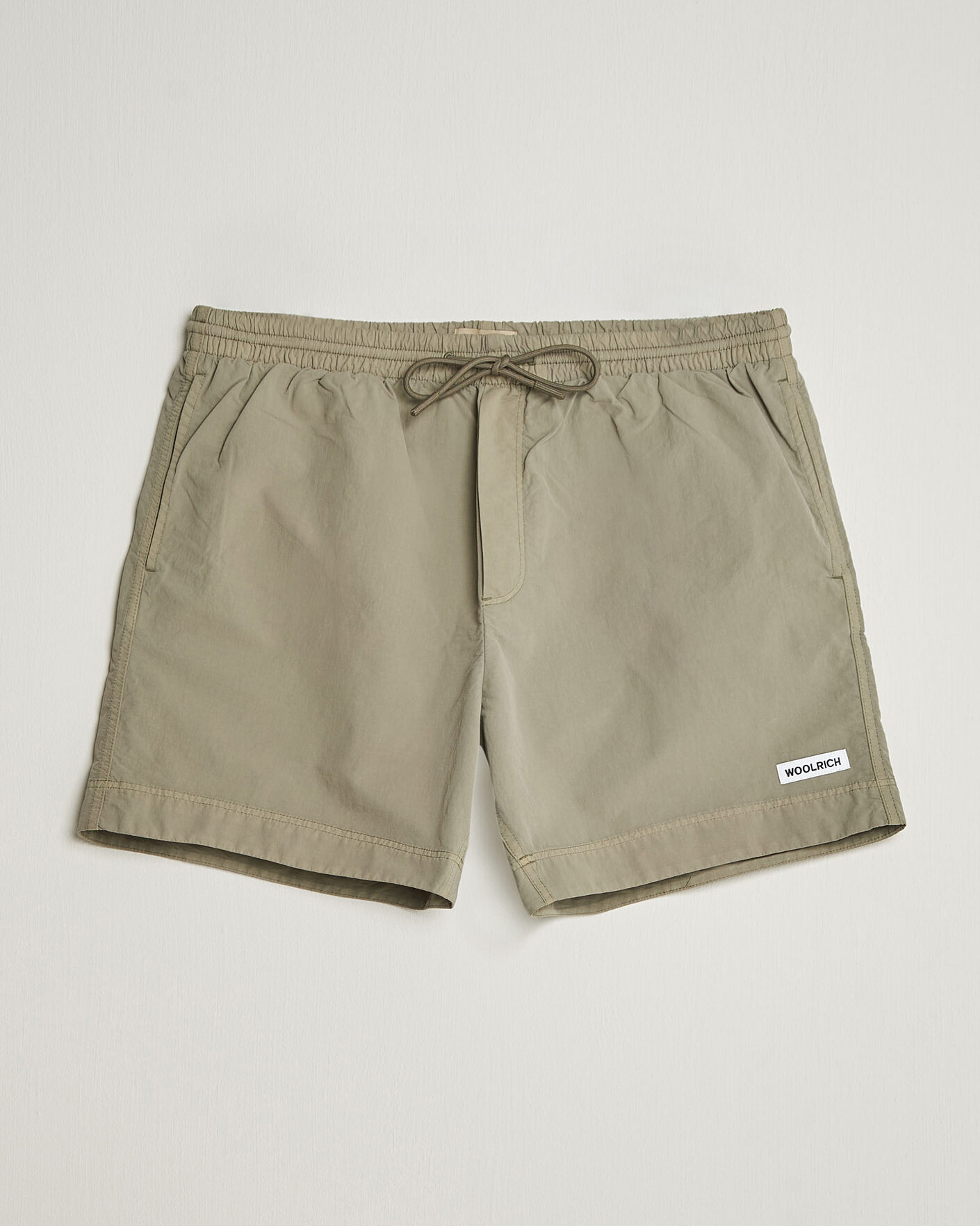 Men | Woolrich Solid Garment Dyed Swimshorts Smokey Olive | Woolrich | Solid Garment Dyed Swimshorts Smokey Olive