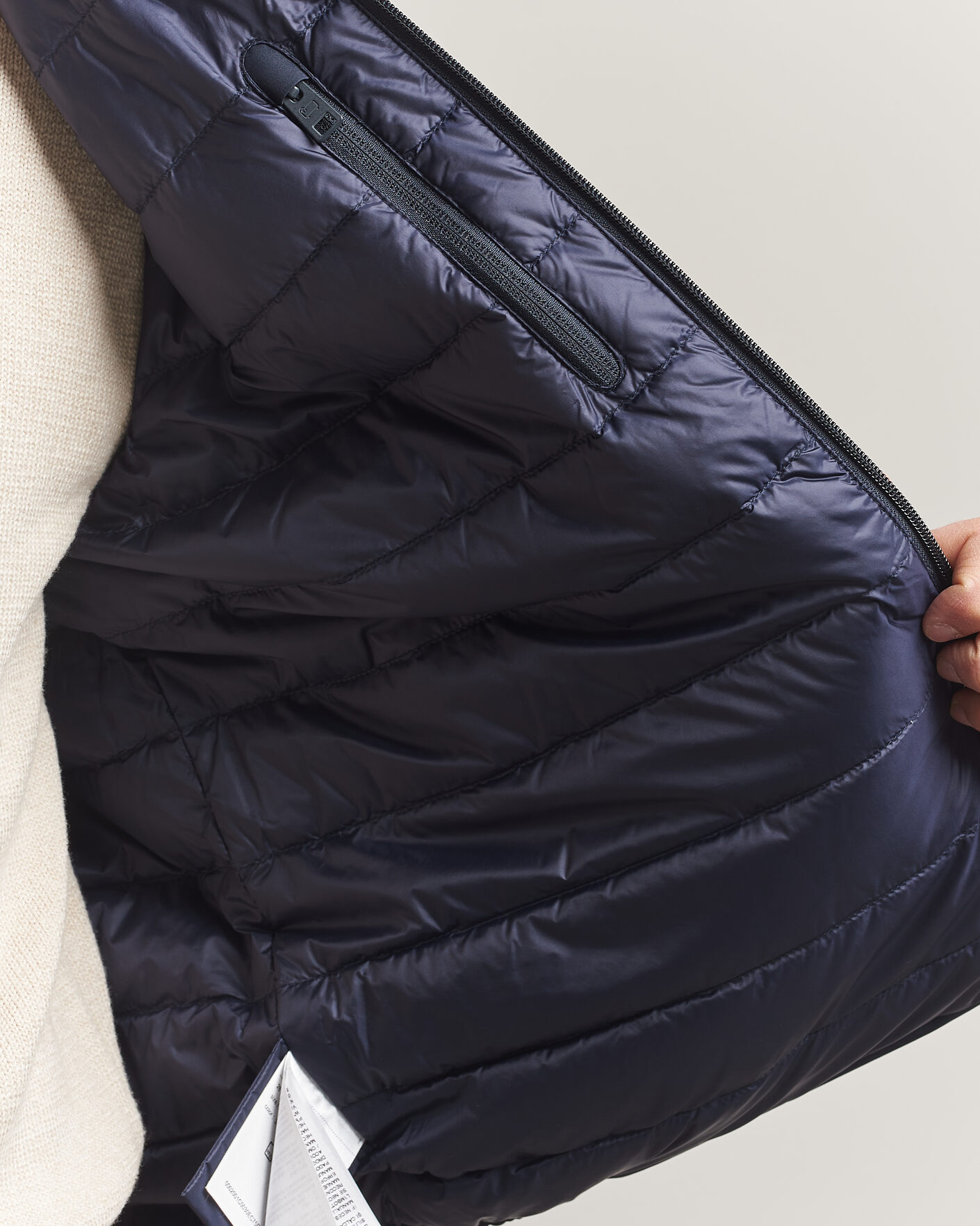 Men | Coats & Jackets | Woolrich | Two Layer Sailing Vest Melton Blue