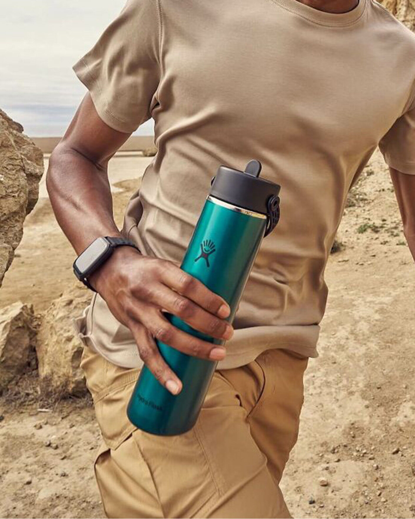 Men | Outdoor living | Hydro Flask | Lightweight Flex Straw 24oz Bottle Emerald Green