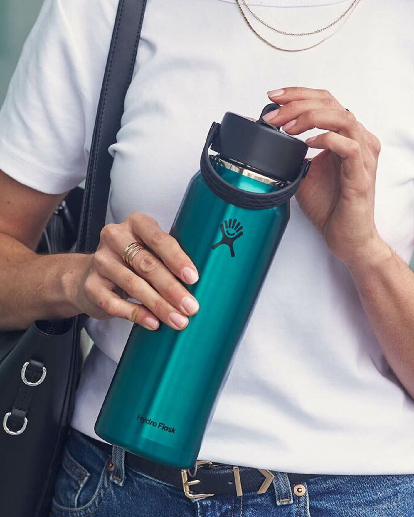 Hydro Flask Lightweight Flex Straw 32oz Bottle Emerald Green at