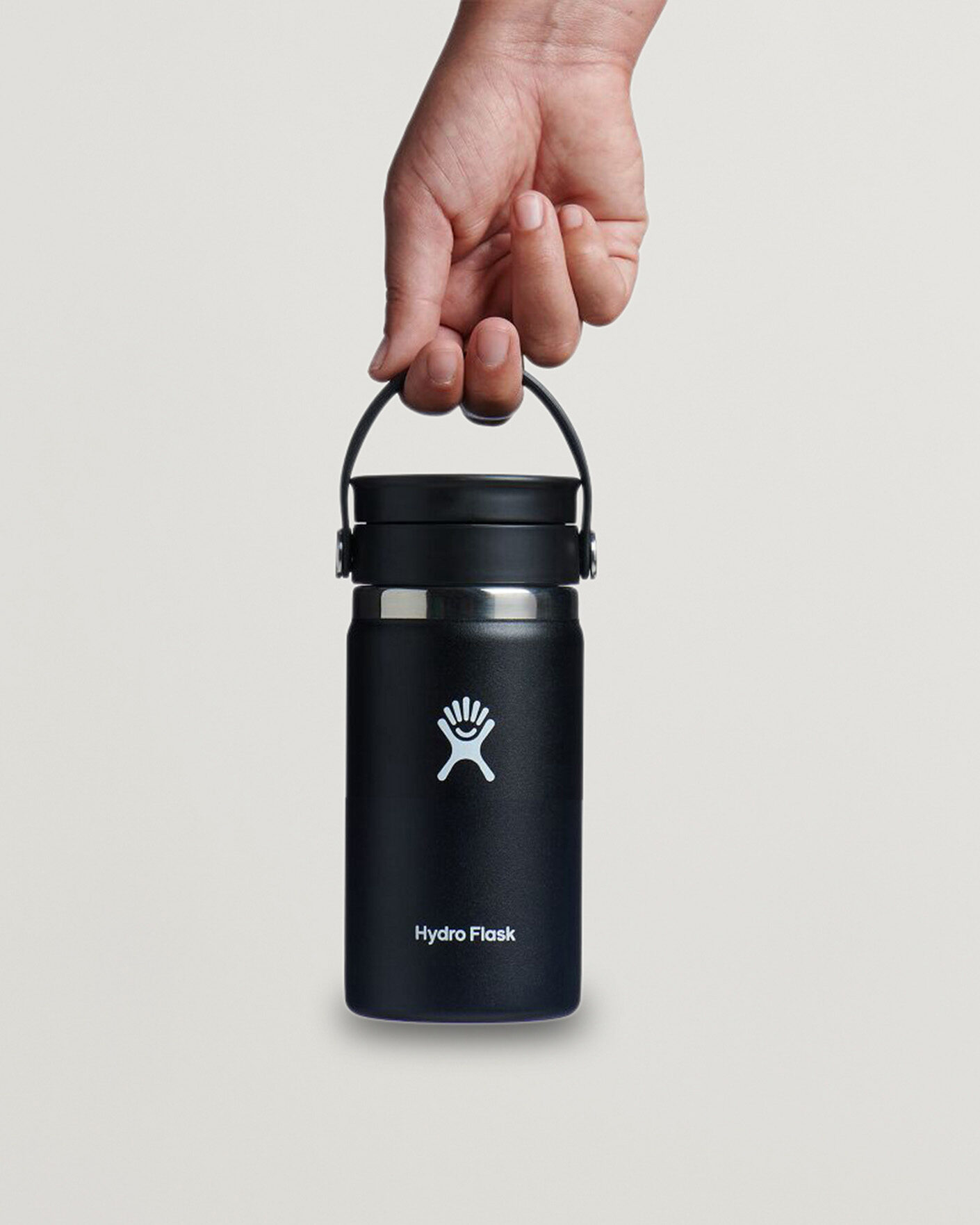 Men | Outdoor living | Hydro Flask | Coffee Mug Flex Zip Lid 12oz Black