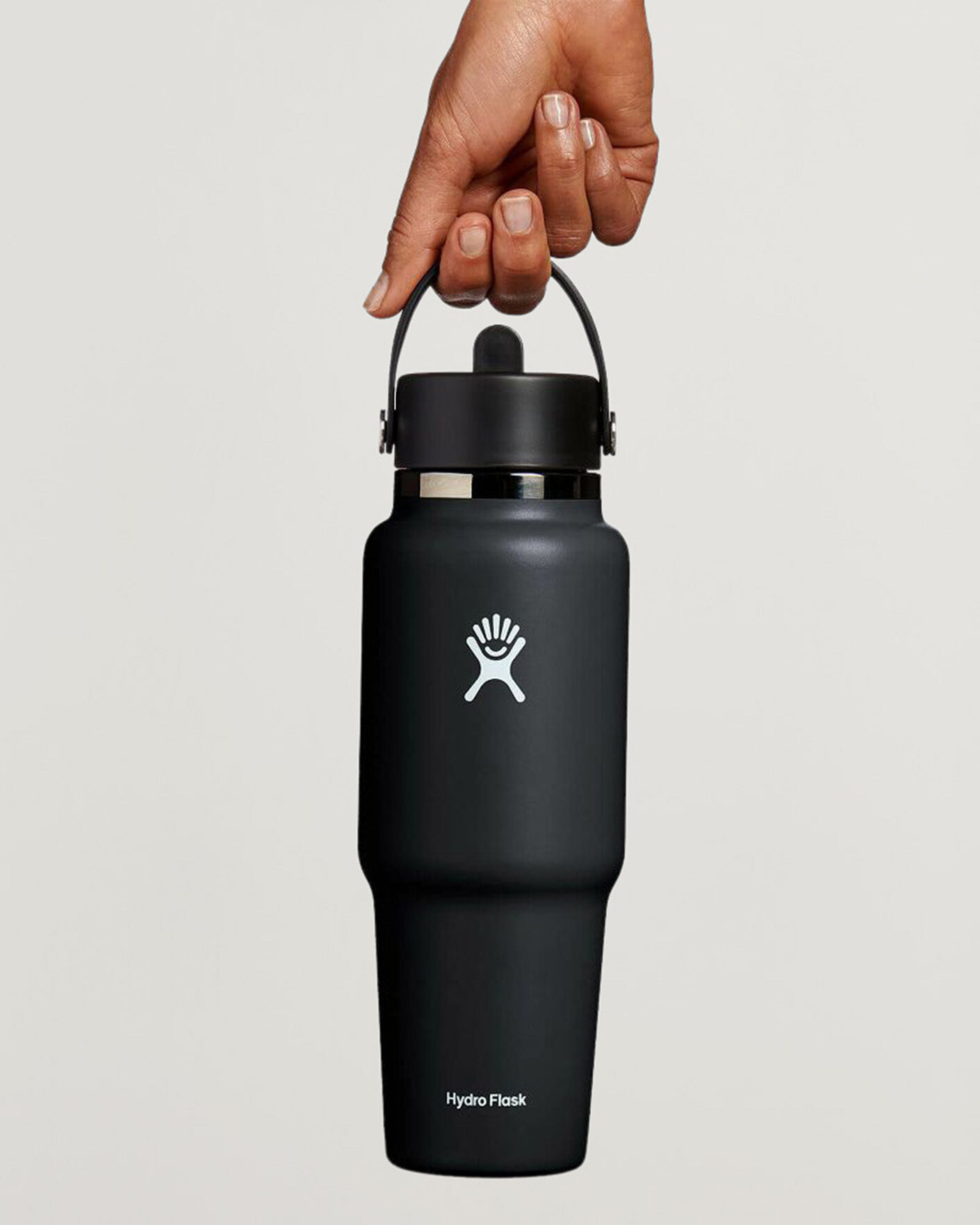 Men | Outdoor living | Hydro Flask | Travel Bottle Flex Straw Cap 32oz Black