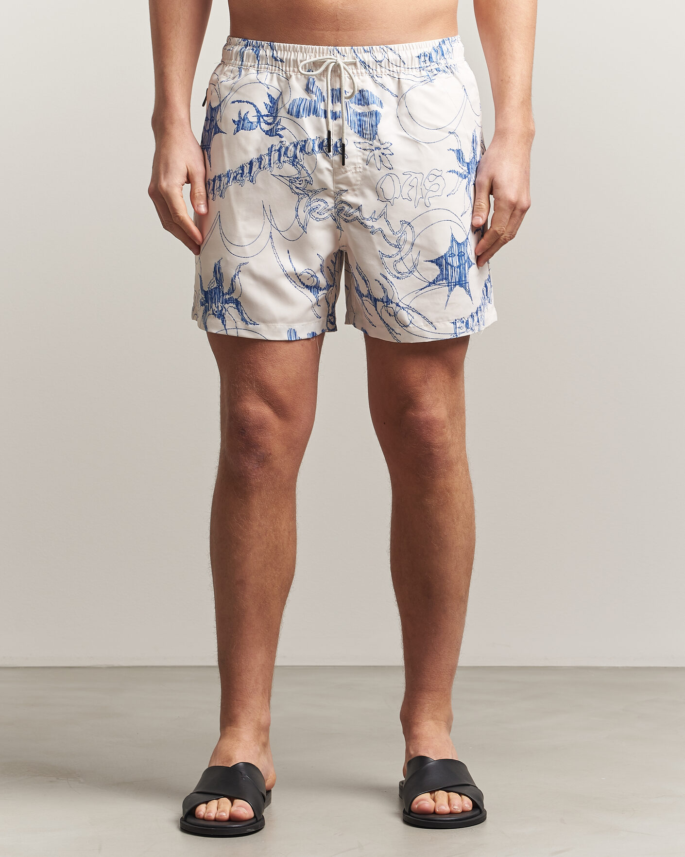 Men | Swimwear | OAS | Printed Swimshorts Romantique