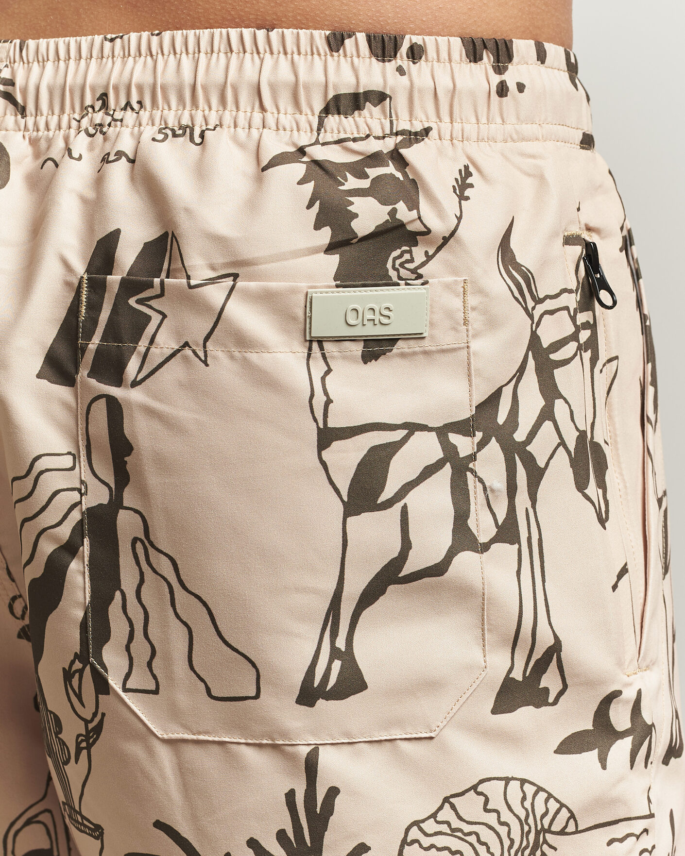 Men | Swimwear | OAS | Printed Swimshorts Poplan