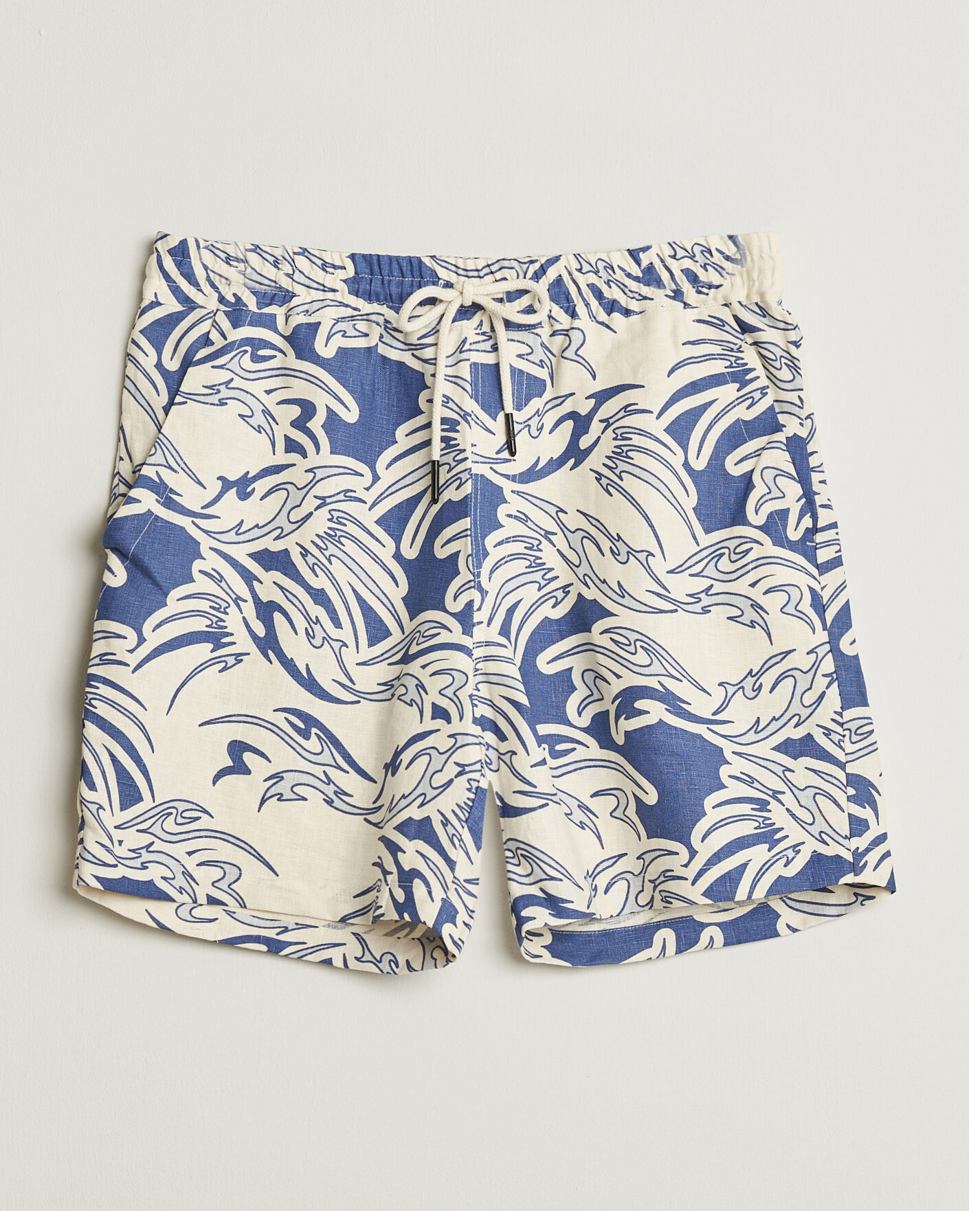 Men | Shorts | OAS | Porto Linen Shorts Rogue Blue