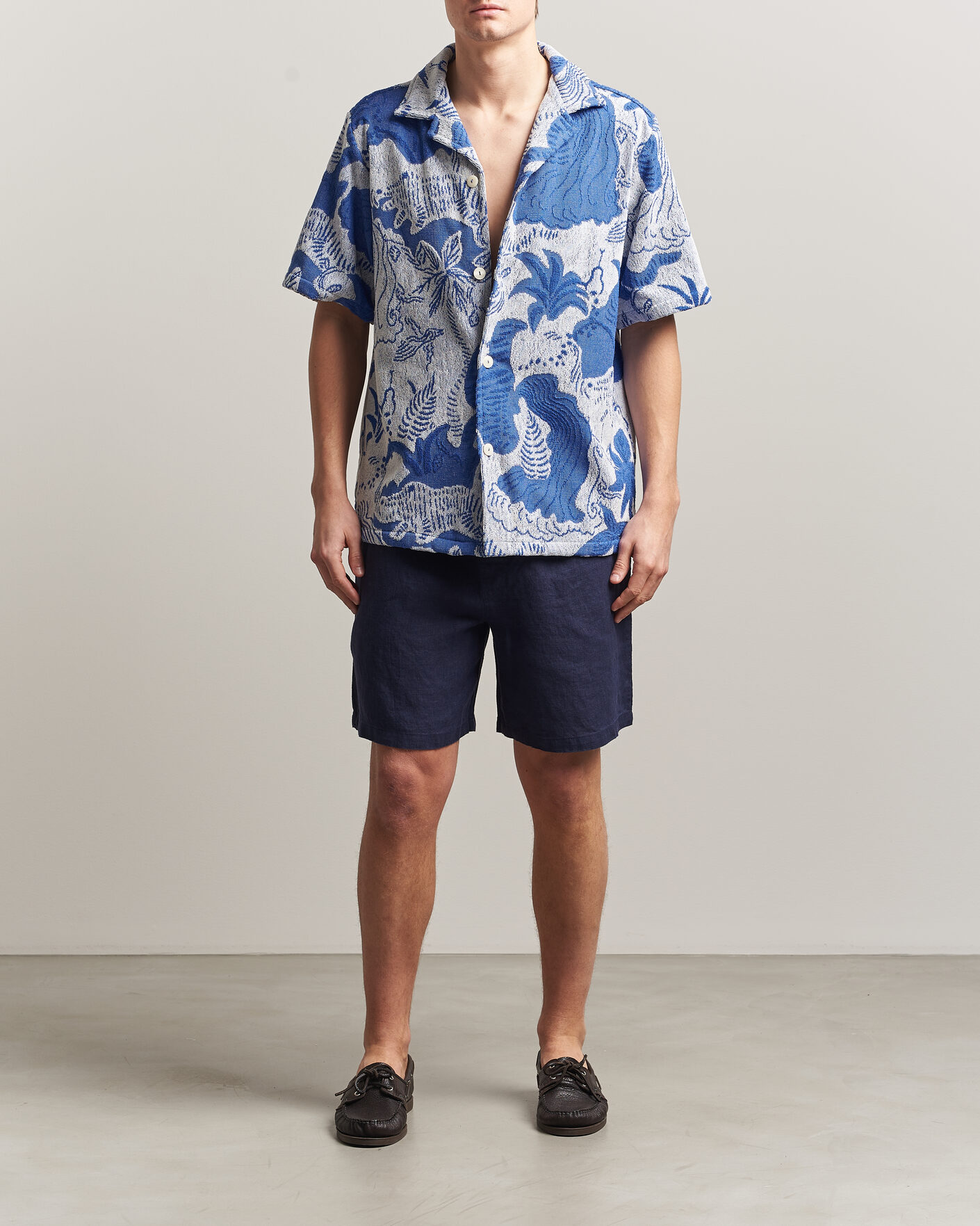 Men | Shirts | OAS | Cuba Short Sleeve Shirt Mystea